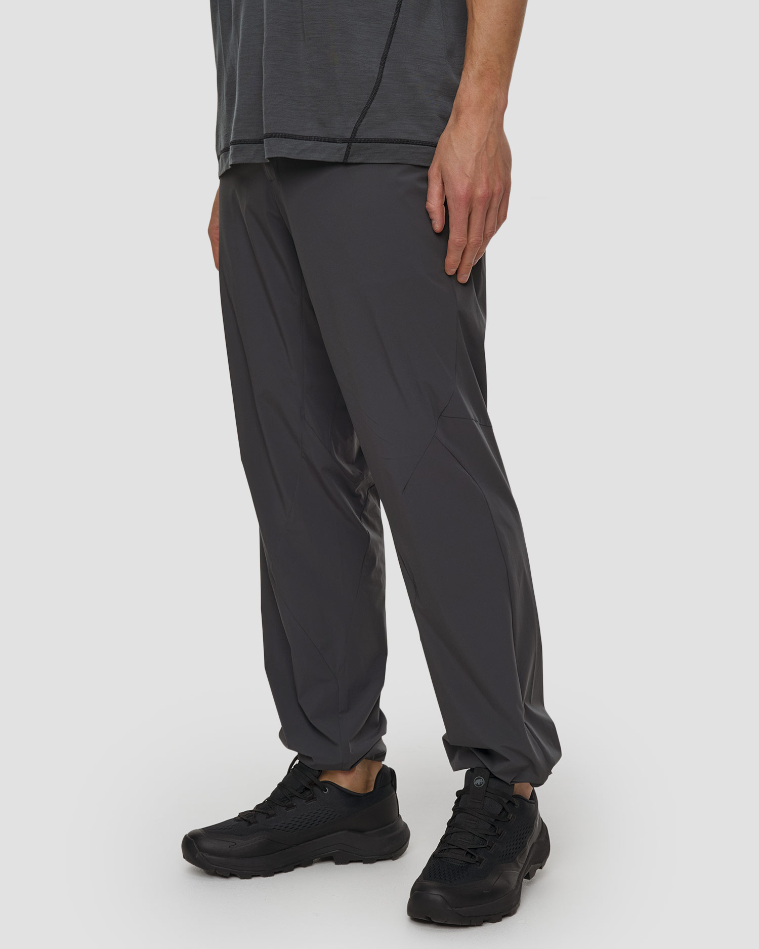 Pantaloni de trekking pentru bărbați Mammut Hiking Patrol x Mammut Light Pants negri
