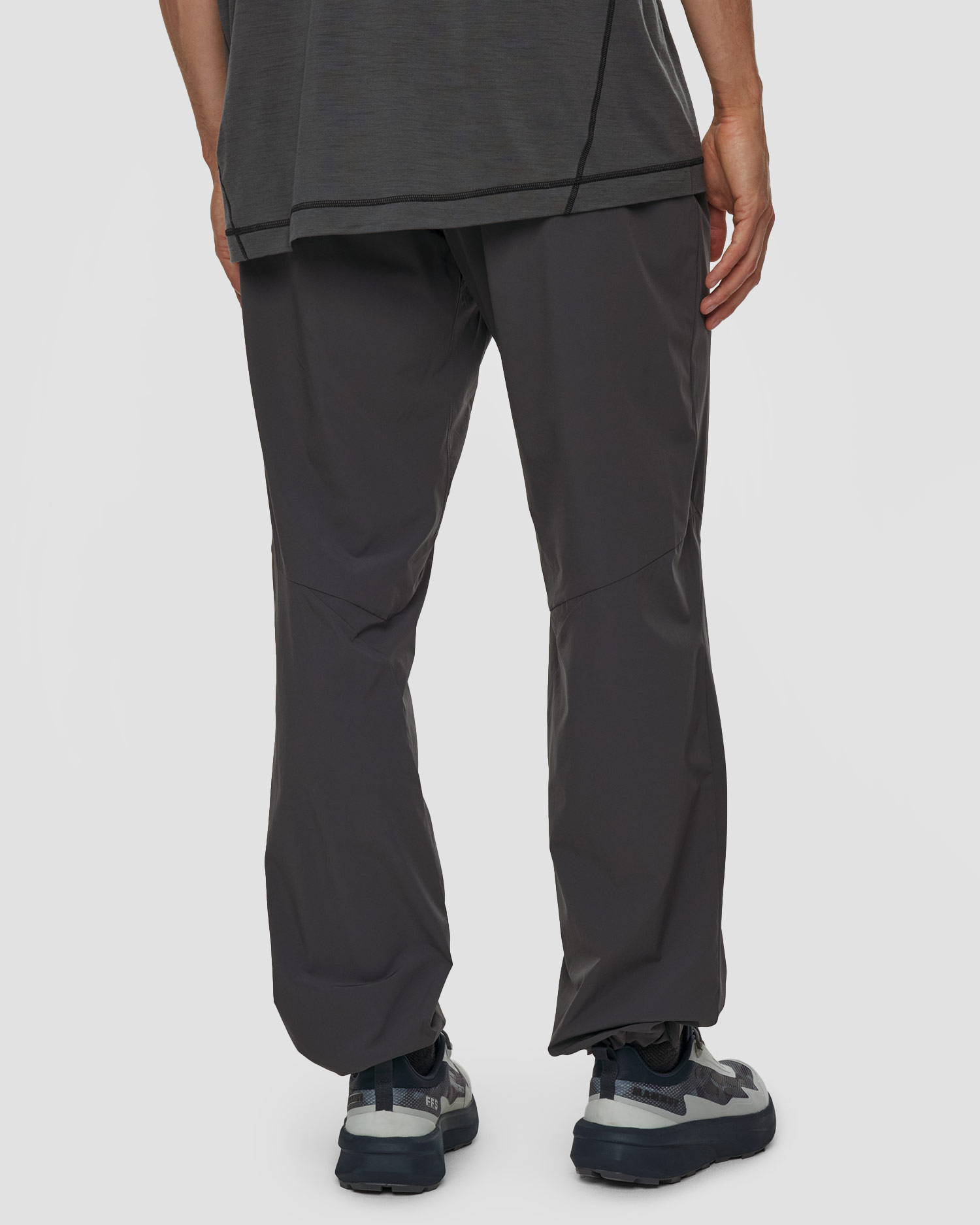 Pantalon de trekking gris pour hommes Mammut Hiking Patrol x Mammut Light Pants