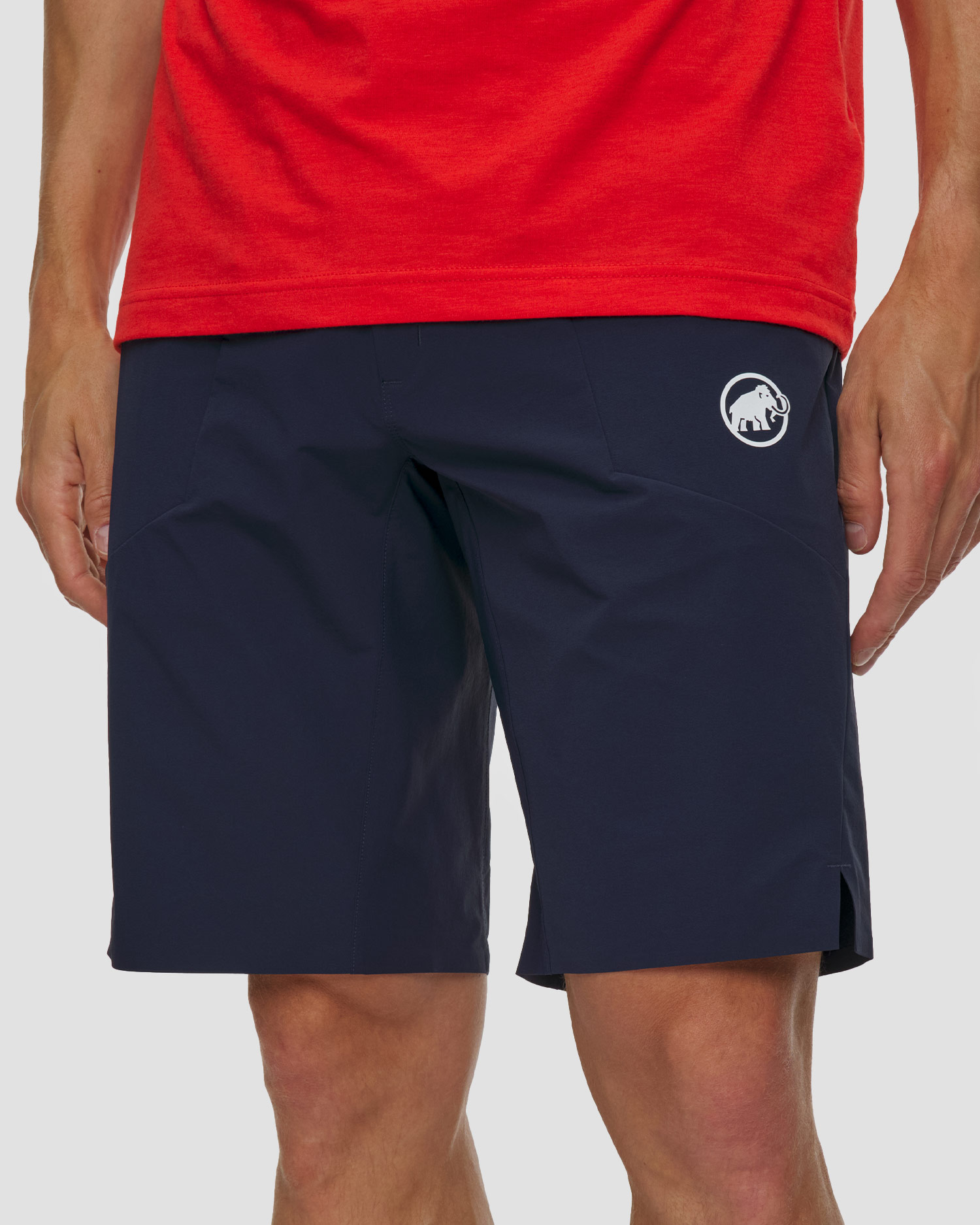Short softshell bleu marine pour hommes Mammut Aenergy Light SO Shorts