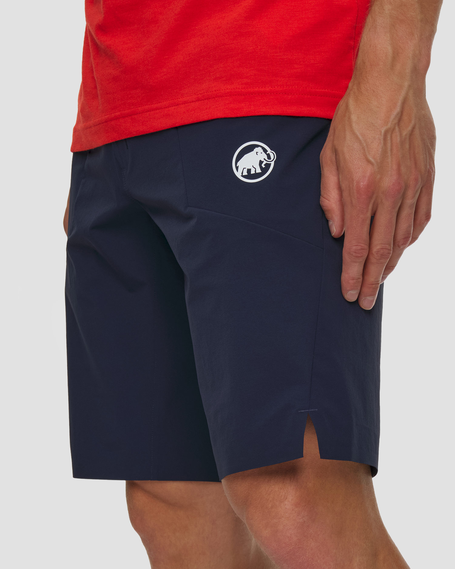 Short softshell bleu marine pour hommes Mammut Aenergy Light SO Shorts