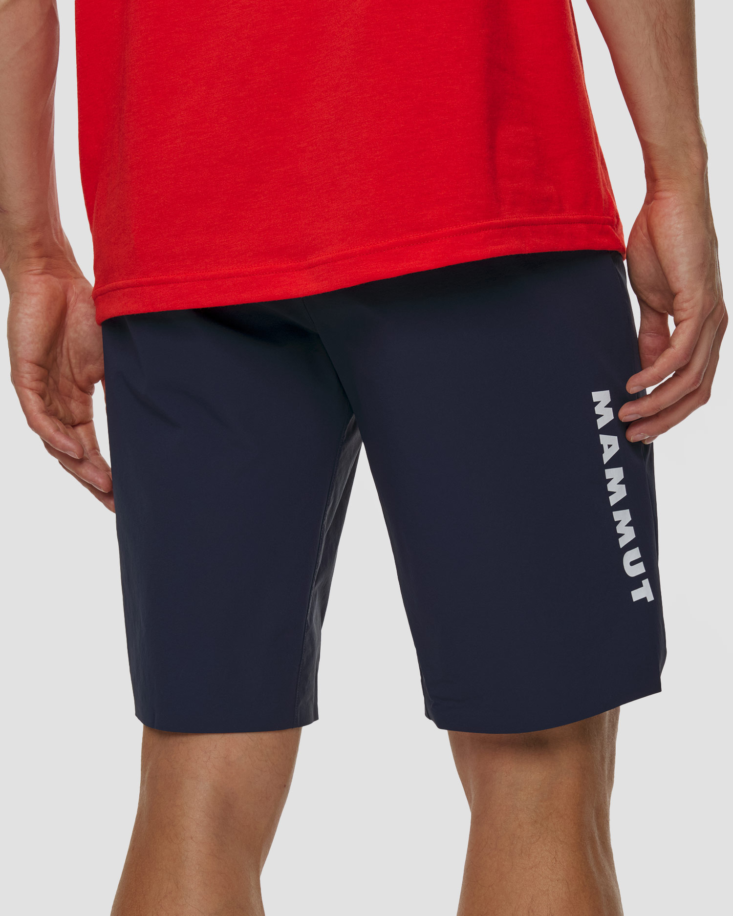 Short softshell bleu marine pour hommes Mammut Aenergy Light SO Shorts