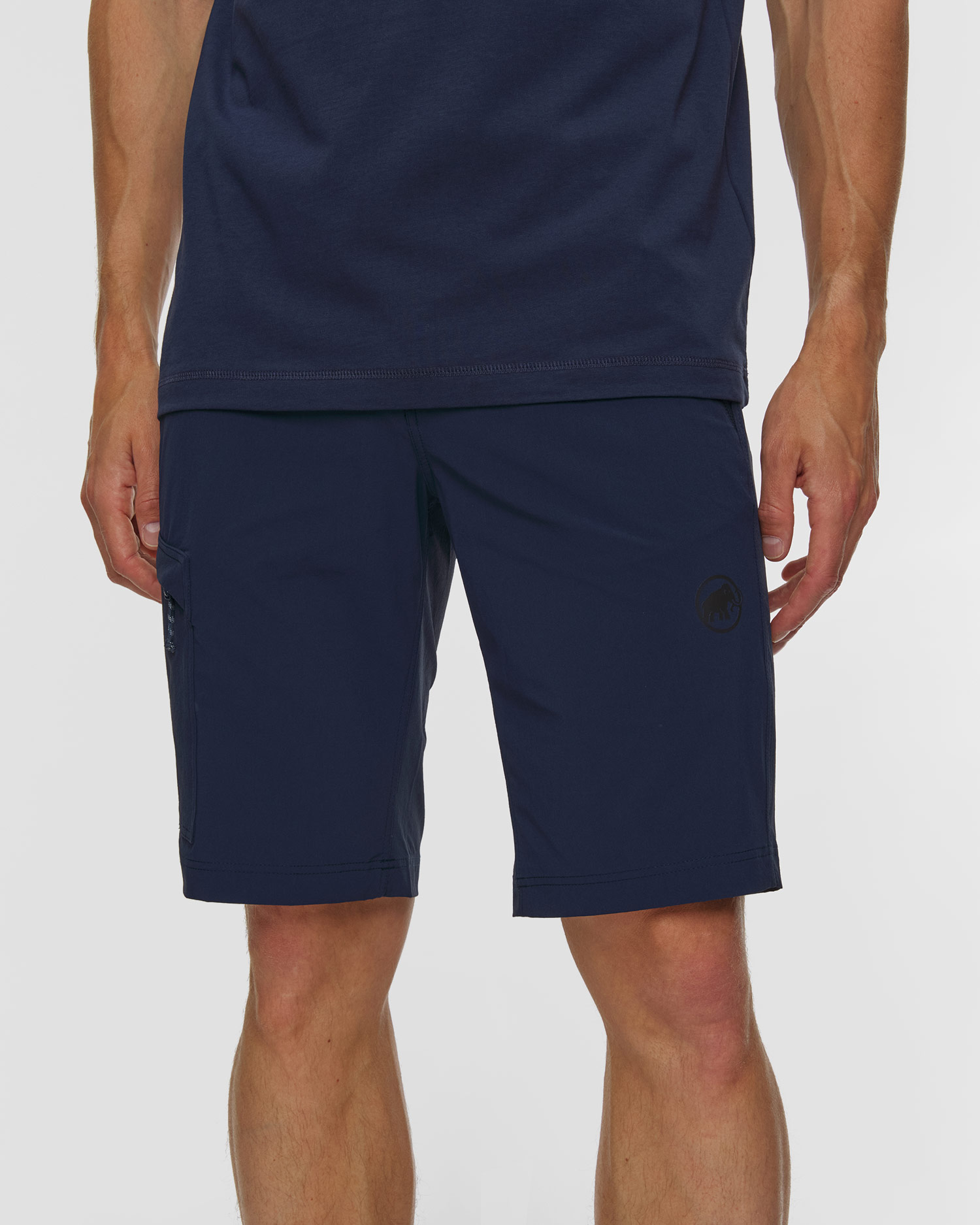 Short de trekking bleu marine pour hommes Mammut Runbold IV Shorts