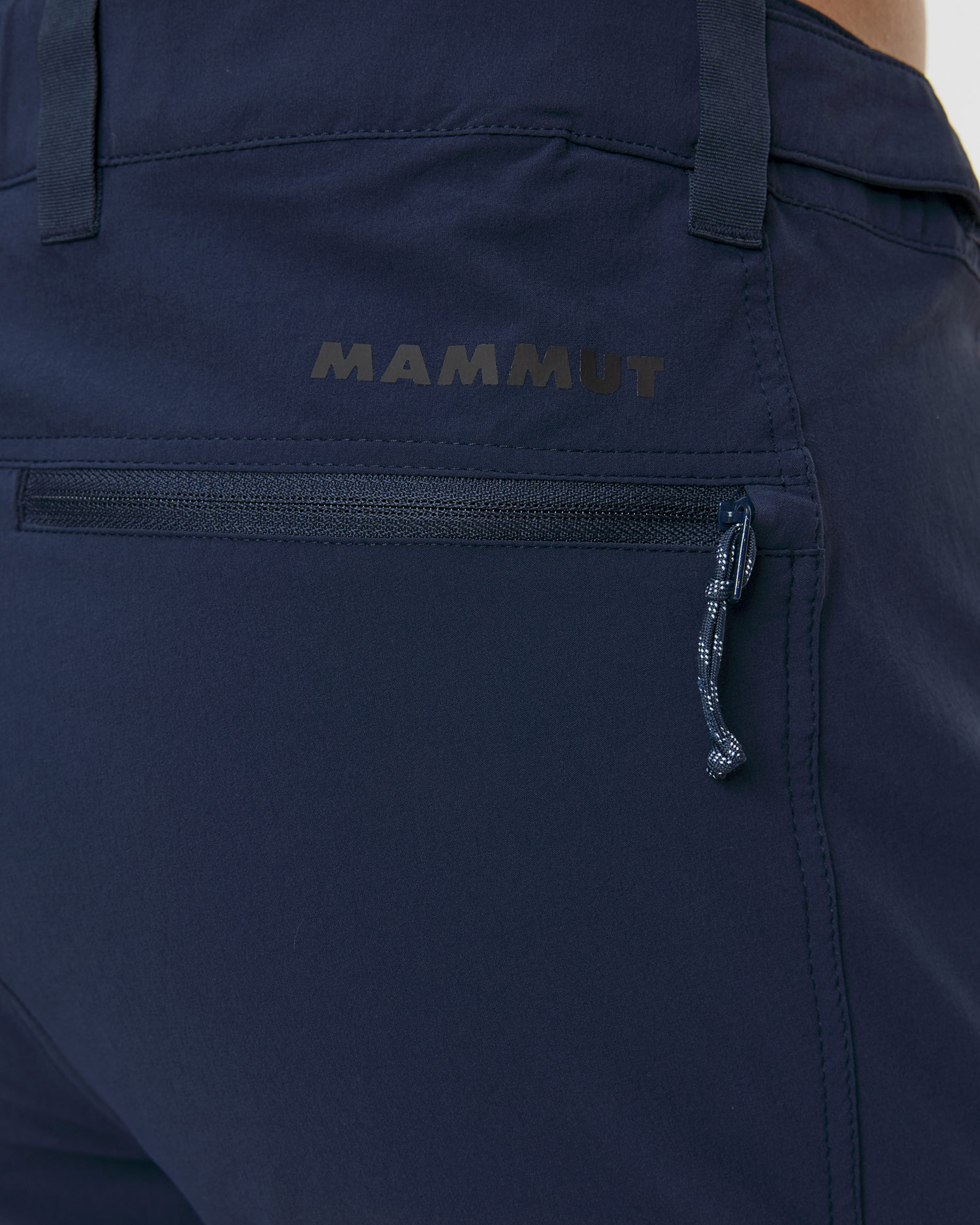 Short de trekking bleu marine pour hommes Mammut Runbold IV Shorts