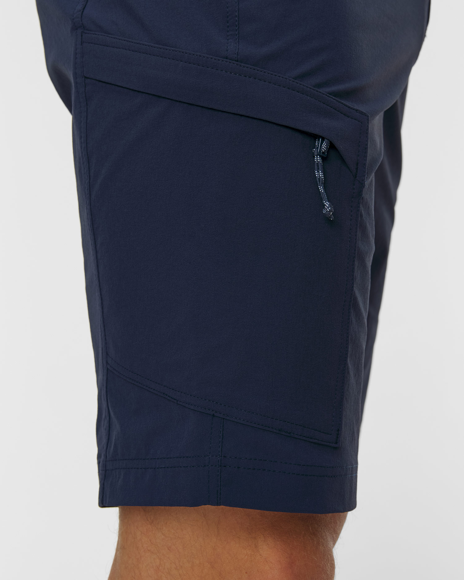 Short de trekking bleu marine pour hommes Mammut Runbold IV Shorts