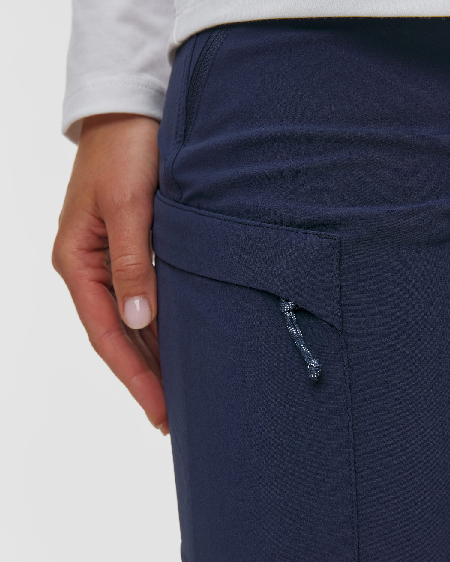 Short de trekking bleu marine pour hommes Mammut Runbold IV Shorts