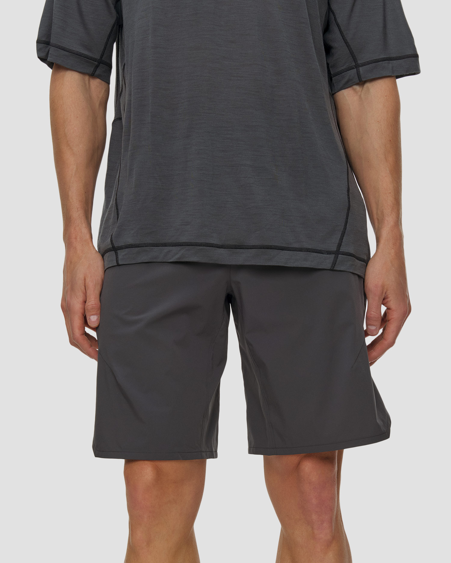 Pantaloni scurți de trekking pentru bărbați Mammut Hiking Patrol x Mammut Light Shorts gri