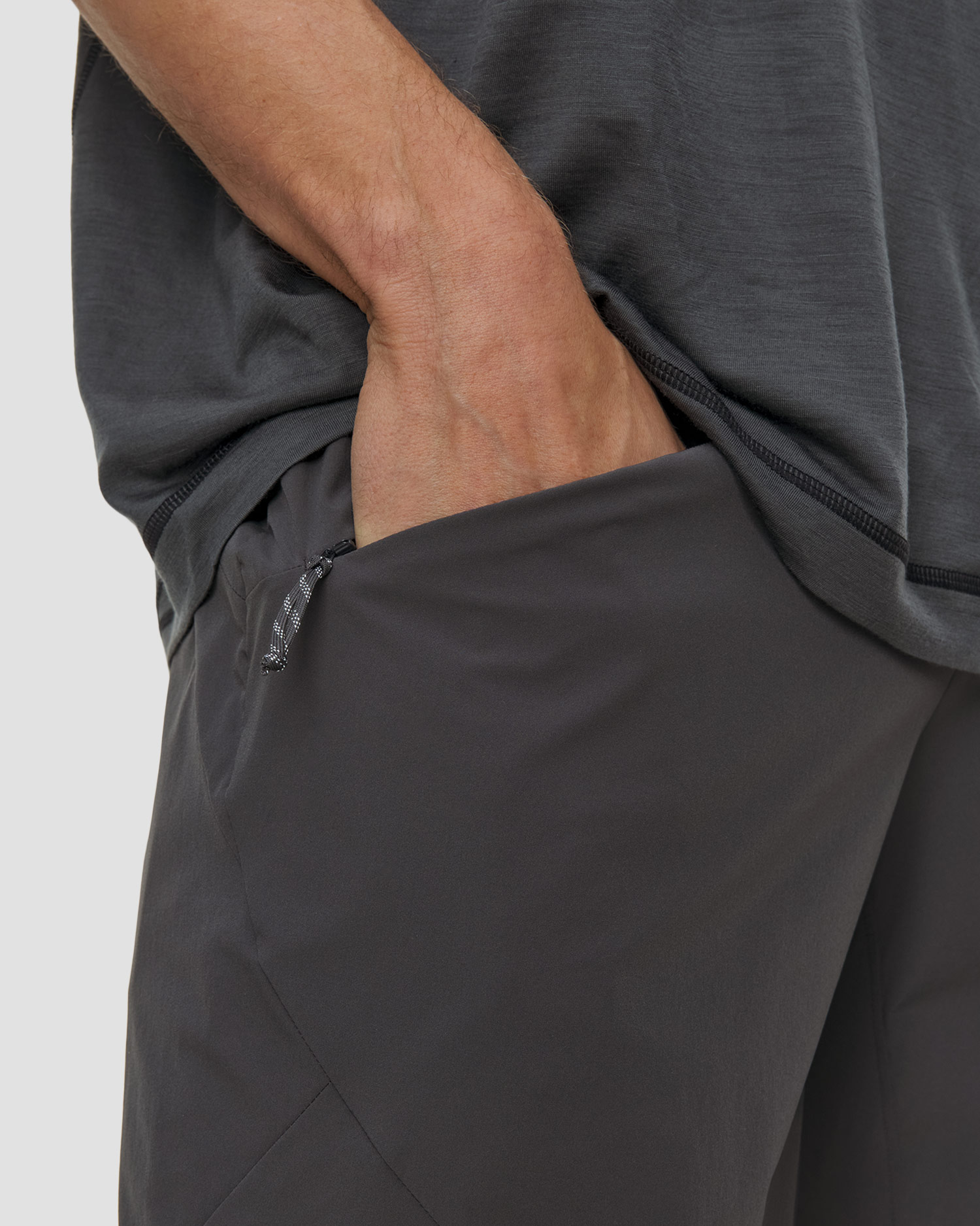 Pantaloni scurți de trekking pentru bărbați Mammut Hiking Patrol x Mammut Light Shorts gri
