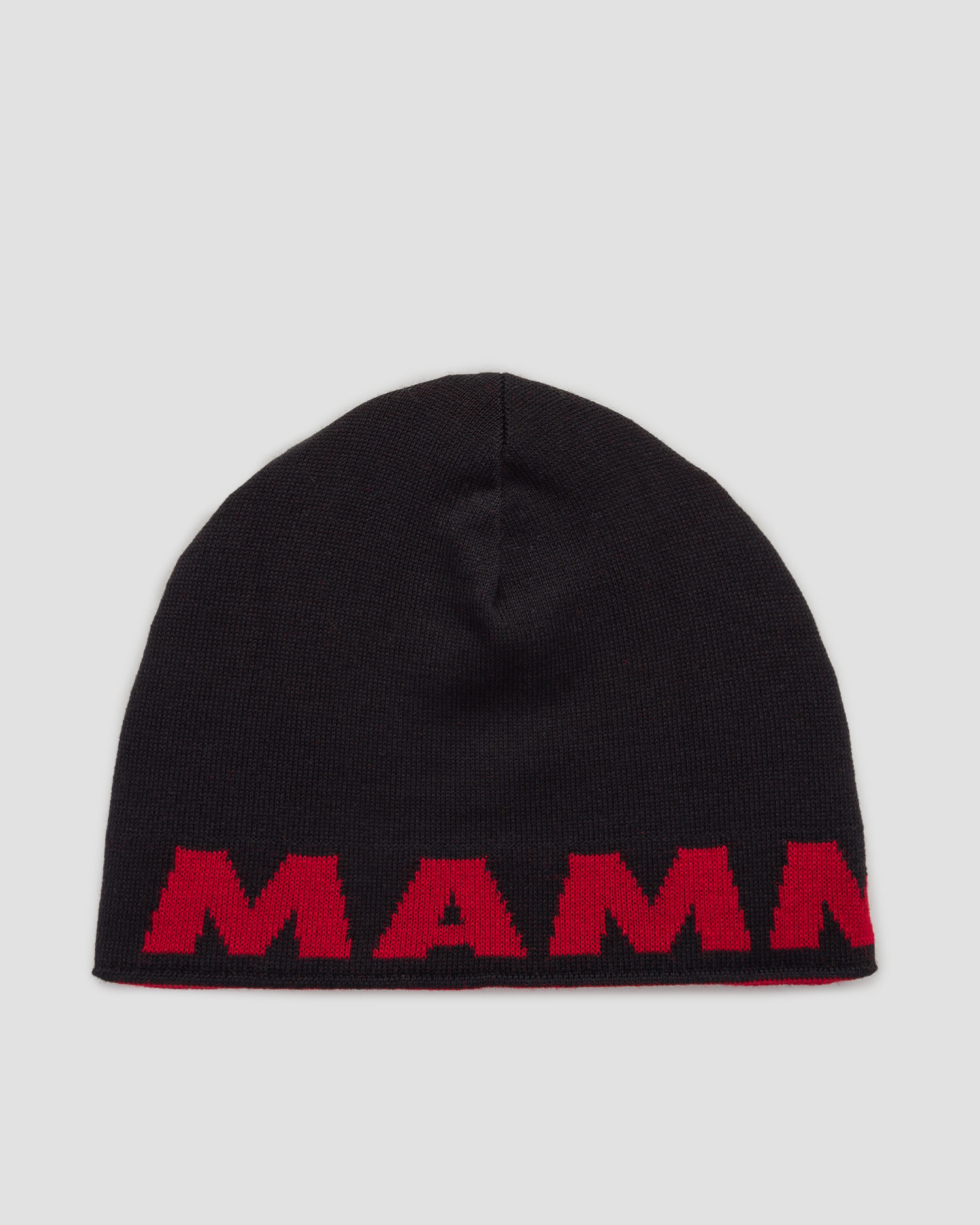 Double-sided beanie Mammut Logo Beanie black, Color/Pattern: Czarny