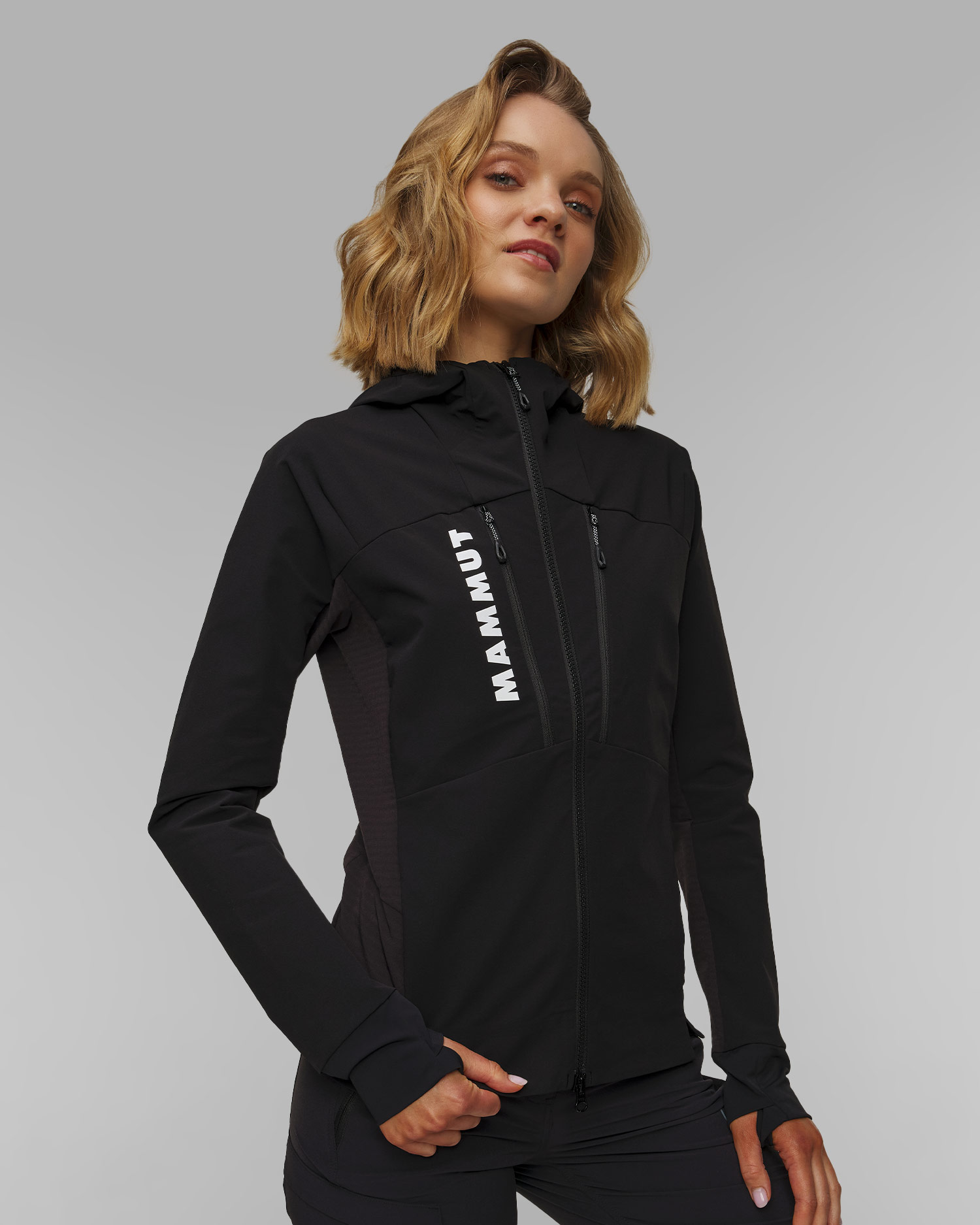 Giacca softshell da donna Mammut Aenergy SO Hybrid Hooded