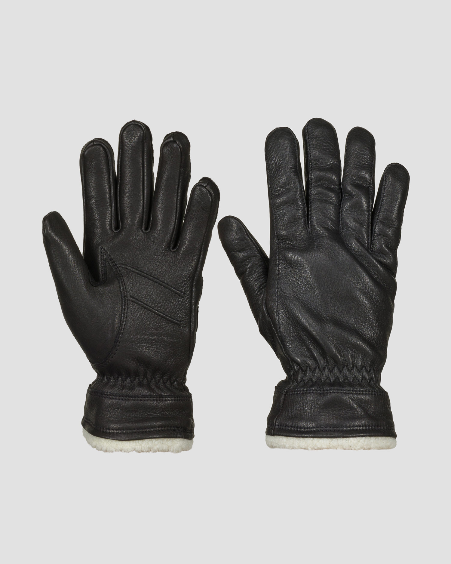 Hestra Buvika Deerskin Damenhandschuhe in Schwarz