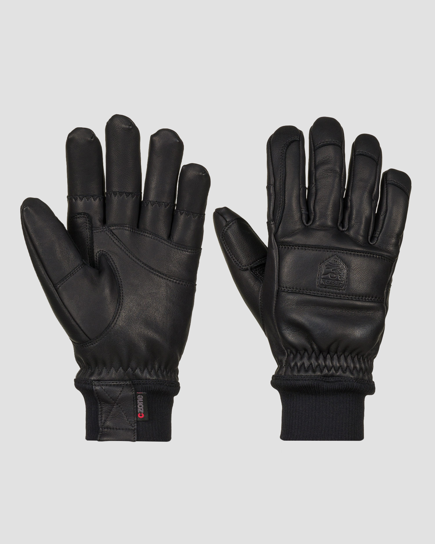 Ski gloves Hestra Ergo Grip CZone Vernum black