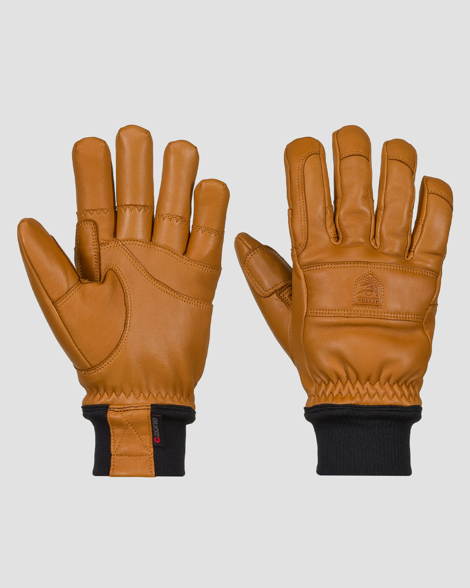 Ski gloves Hestra Ergo Grip CZone Vernum brown