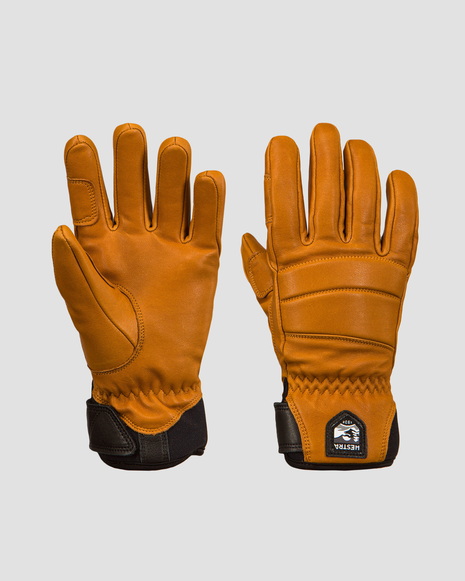 Ski gloves Hestra Women's Fall Line brown