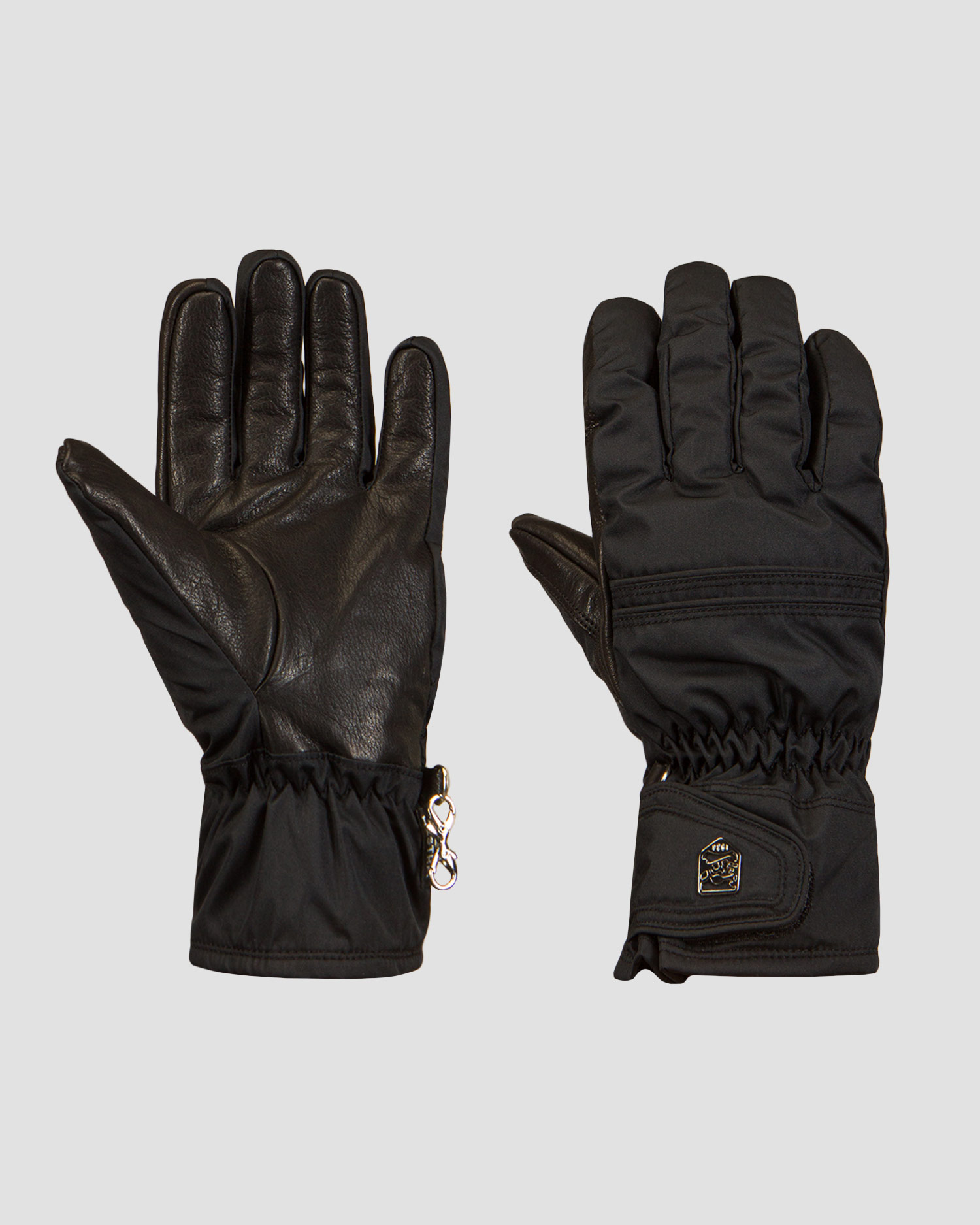 Hestra Primaloft Leather Female Skihandschuhe für Damen in Schwarz