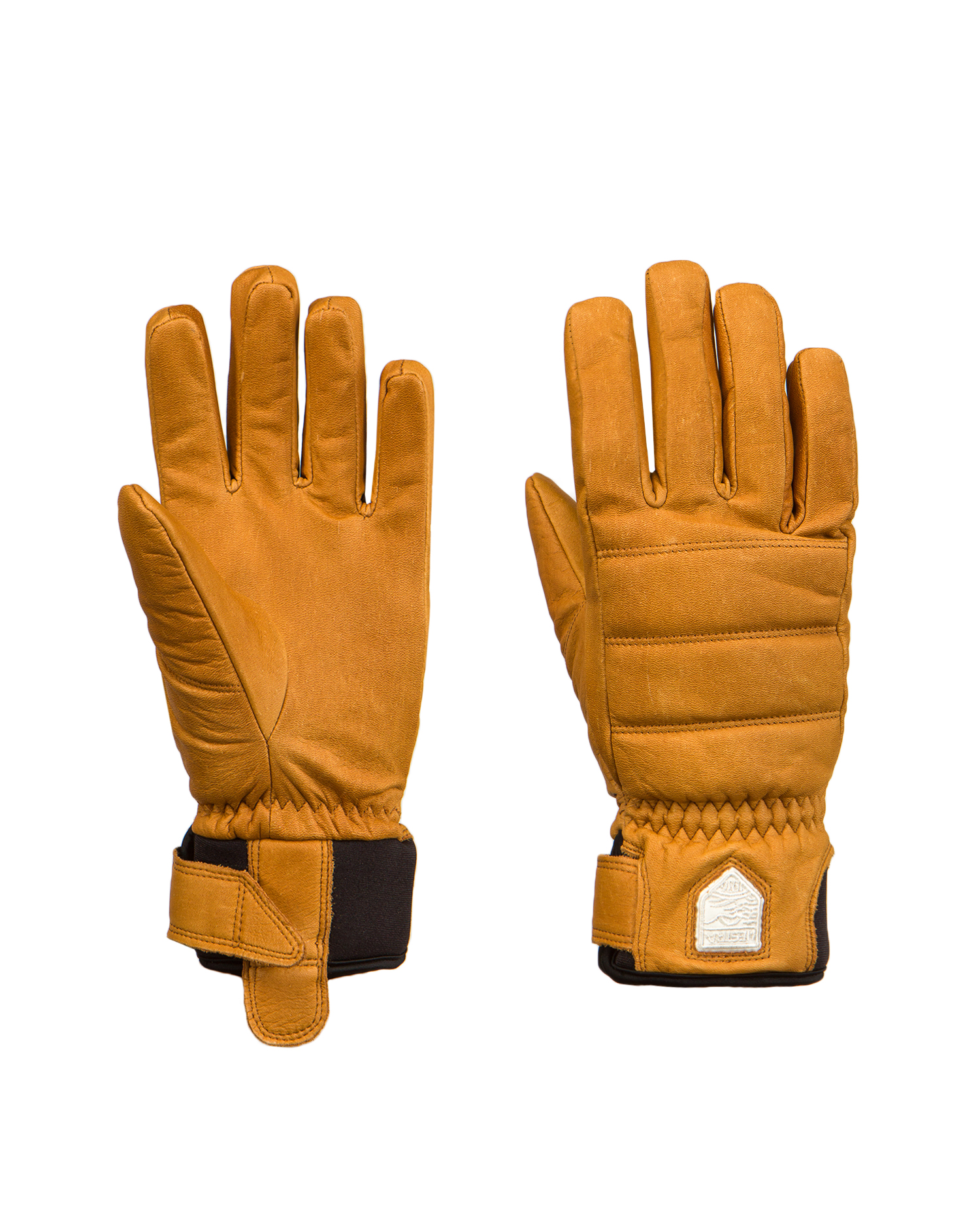Lyžařské rukavice Hestra Alpine Leather Primaloft v Hnědé Barvě