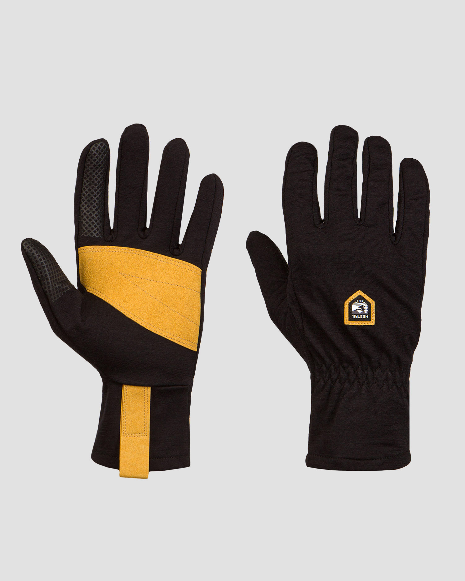 Rękawiczki Hestra Merino Windwool Liner czarne