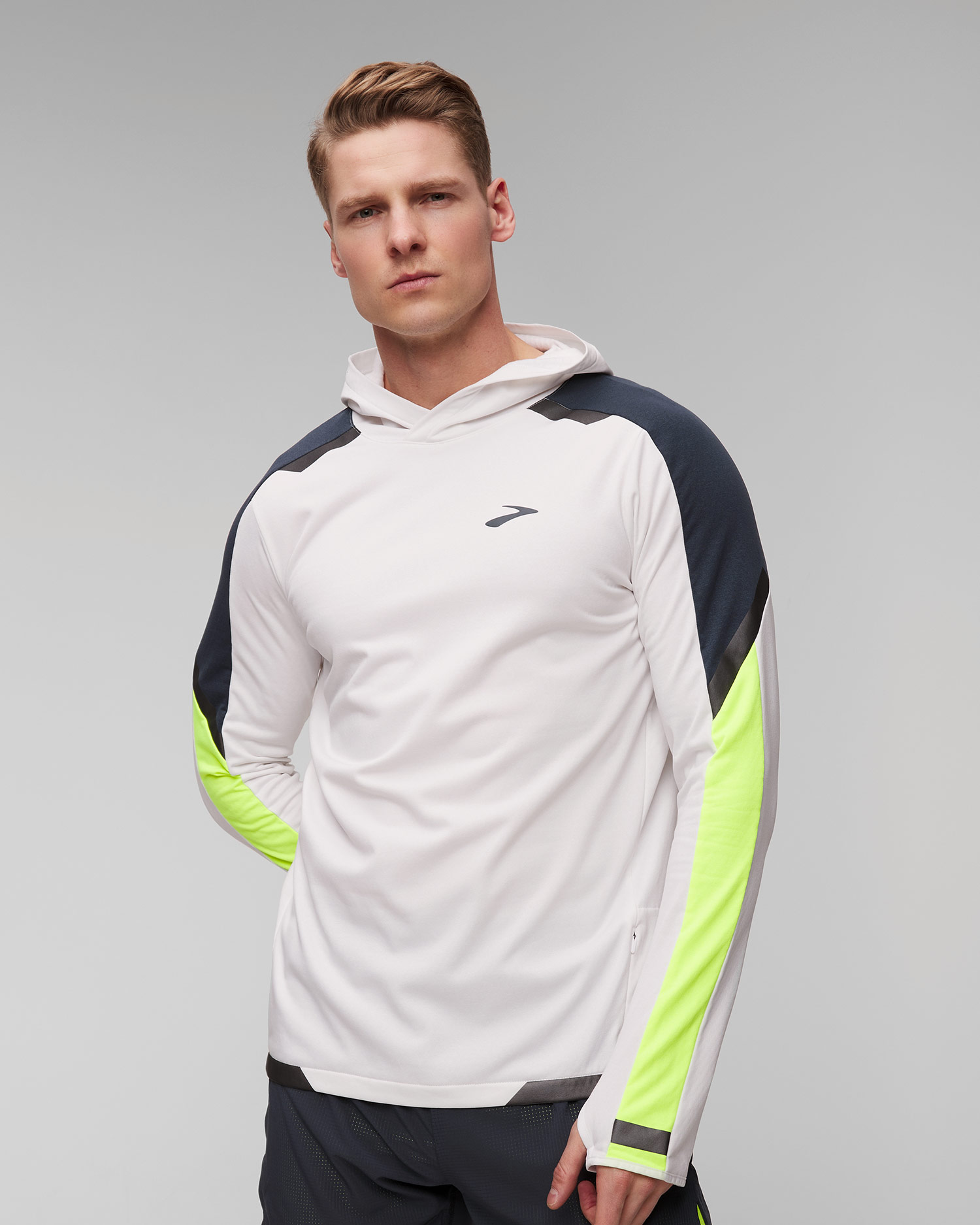 Sweat-shirt de course pour hommes Brooks Run Visible