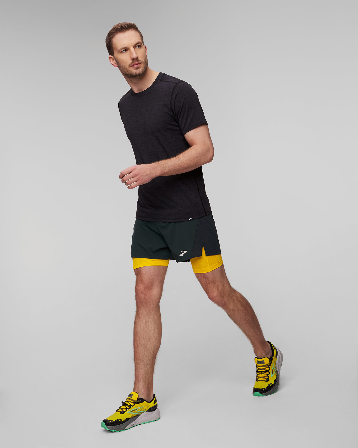 T-shirt biegowy męski Brooks Luxe