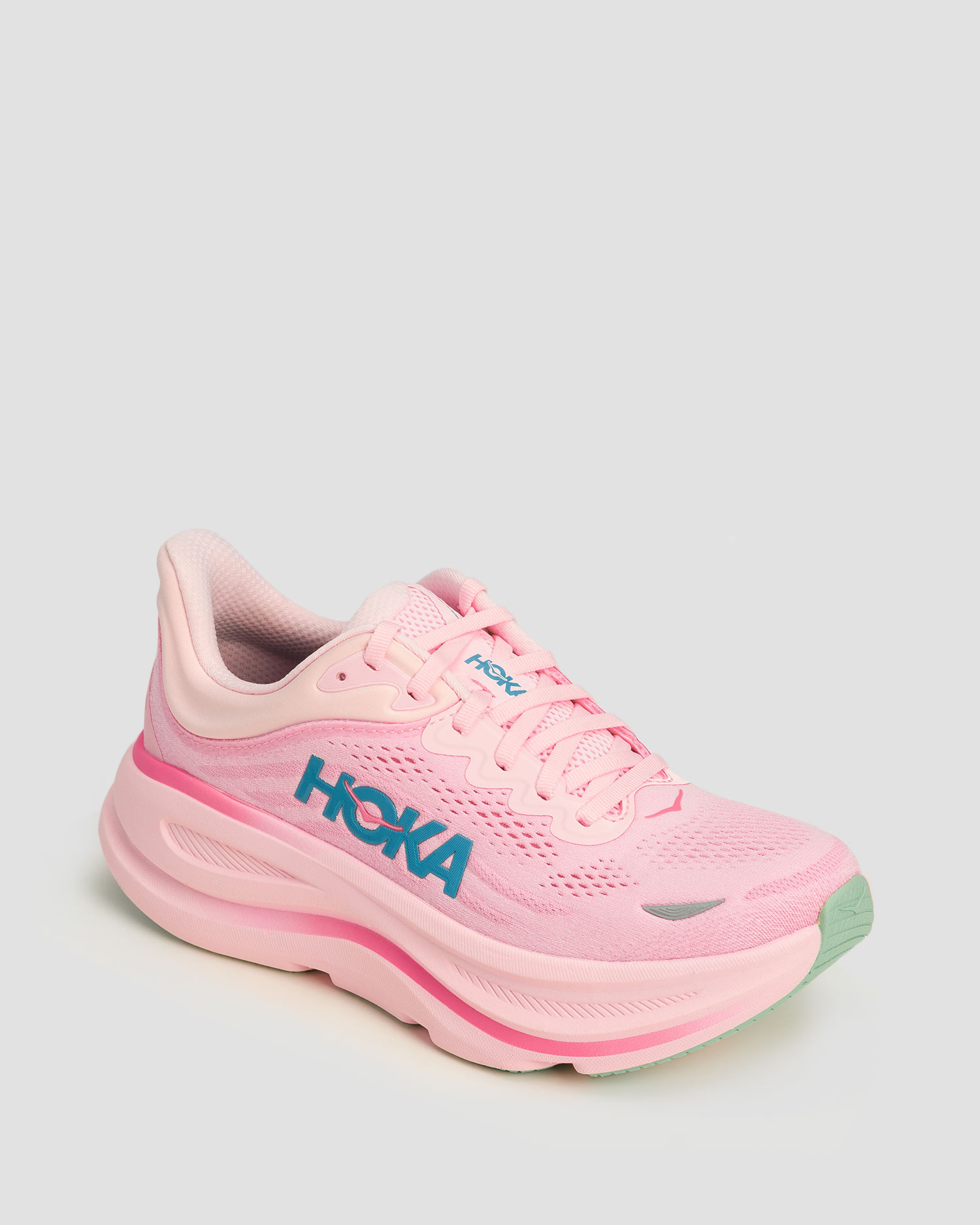 Women's running shoes Hoka Bondi 9, Color/Pattern: Różowy
