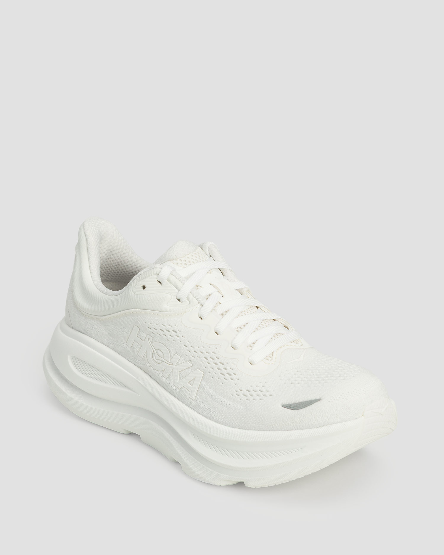Women's running shoes Hoka Bondi 9, Color/Pattern: Biały