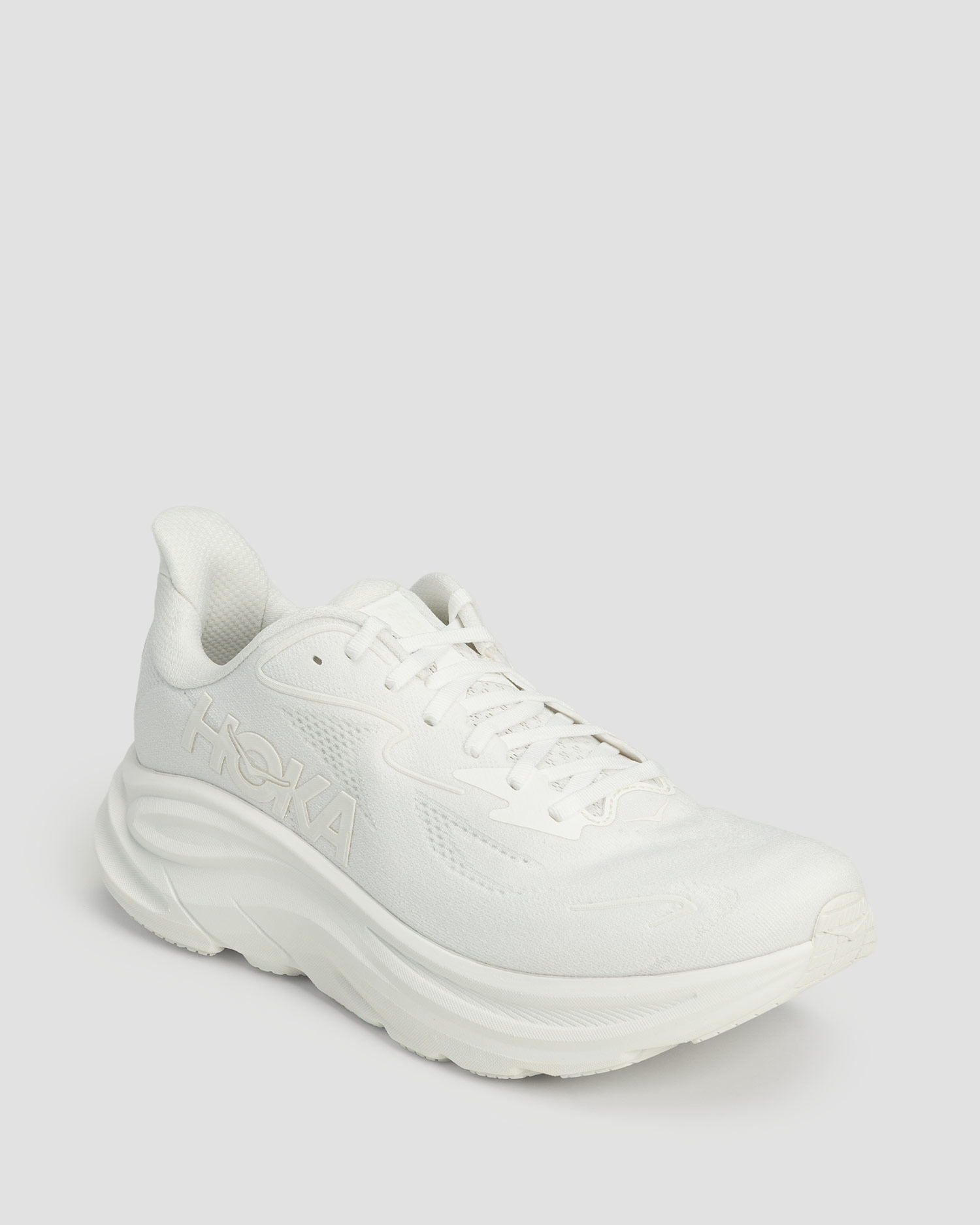 Hoka Clifton 10 Laufschuhe für Herren, Farbe/Muster: Biały