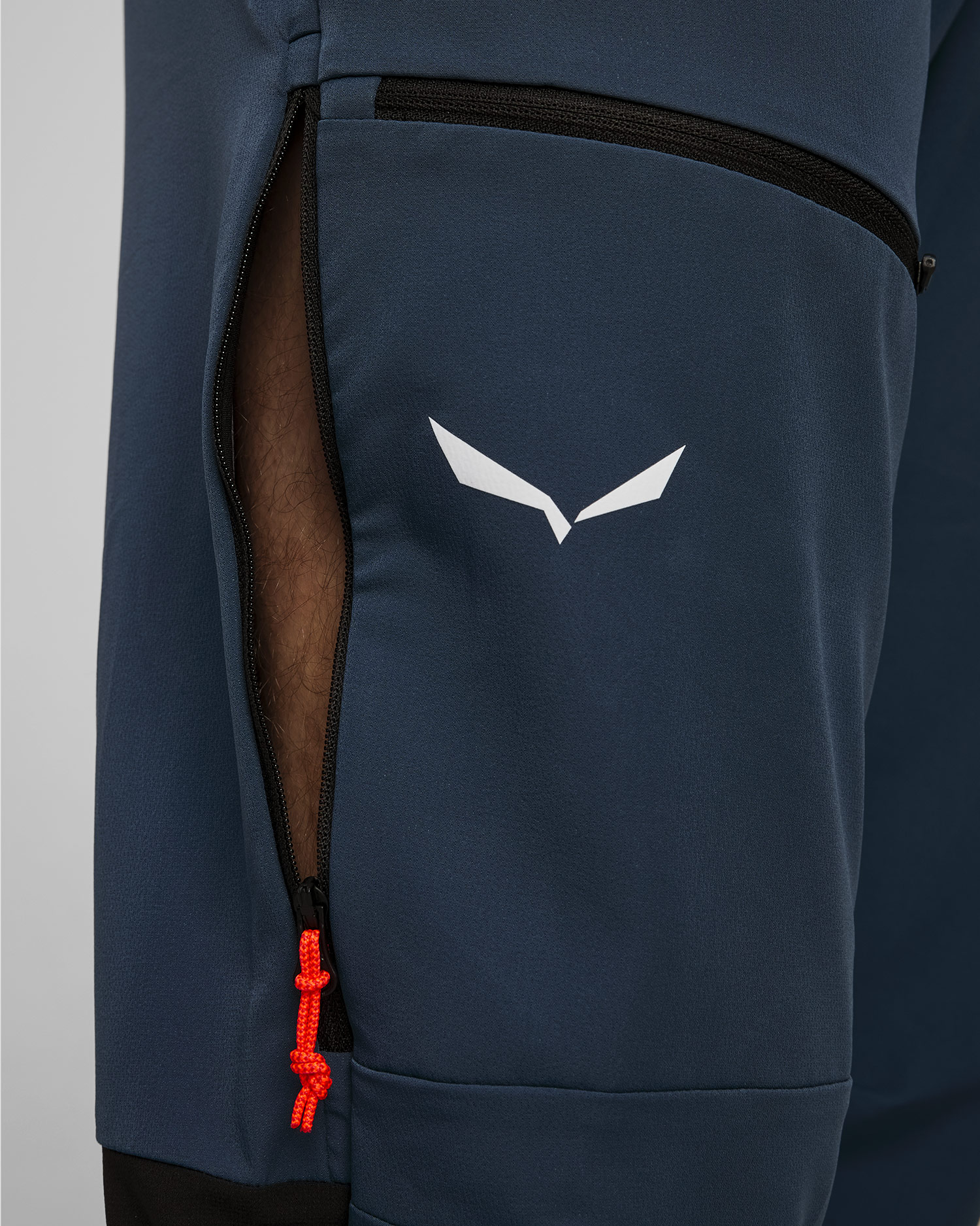 Pánské skitouringové kalhoty Salewa Sella Durastretch v Černomodrém Barevném Provedení