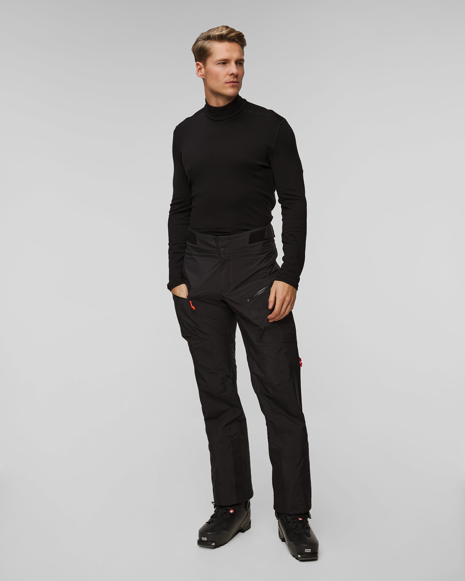 Pantaloni ski-touring de ploaie pentru bărbați Salewa Sella 3L PTX