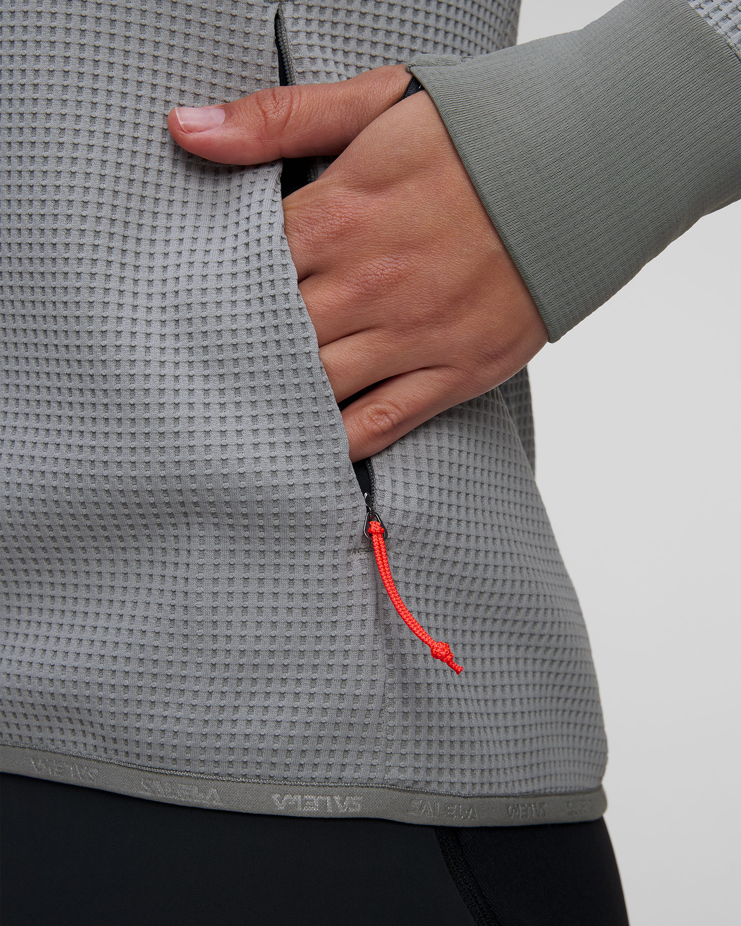 Women's trekking sweatshirt Salewa Puez Waffle Polarlite® Hybrid