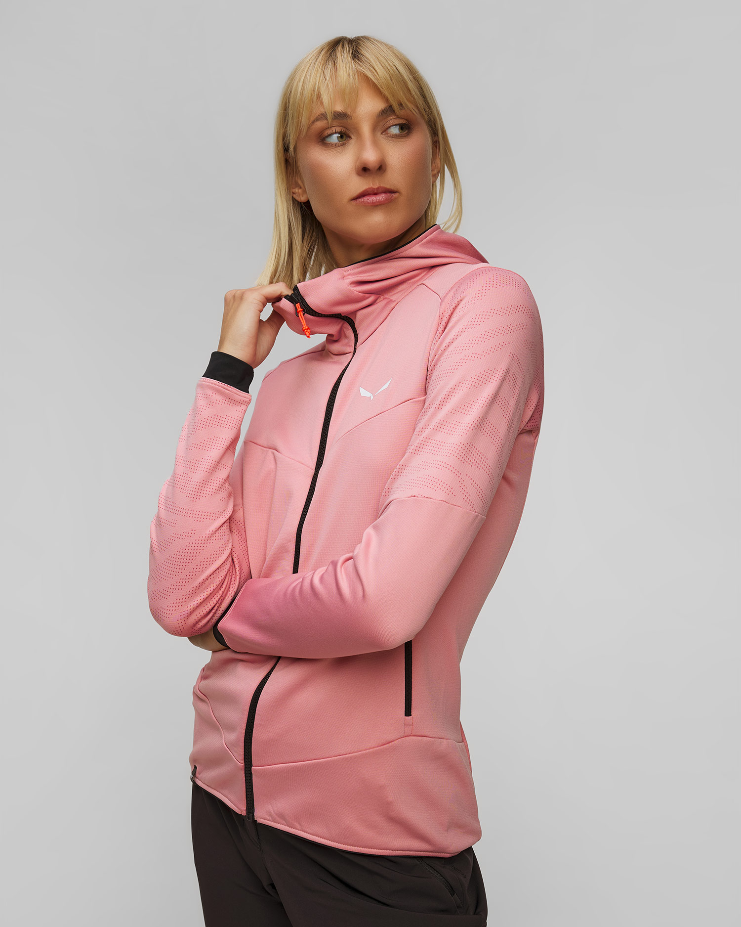 Treková dámská mikina s kapucou Salewa Sella Crevasse 