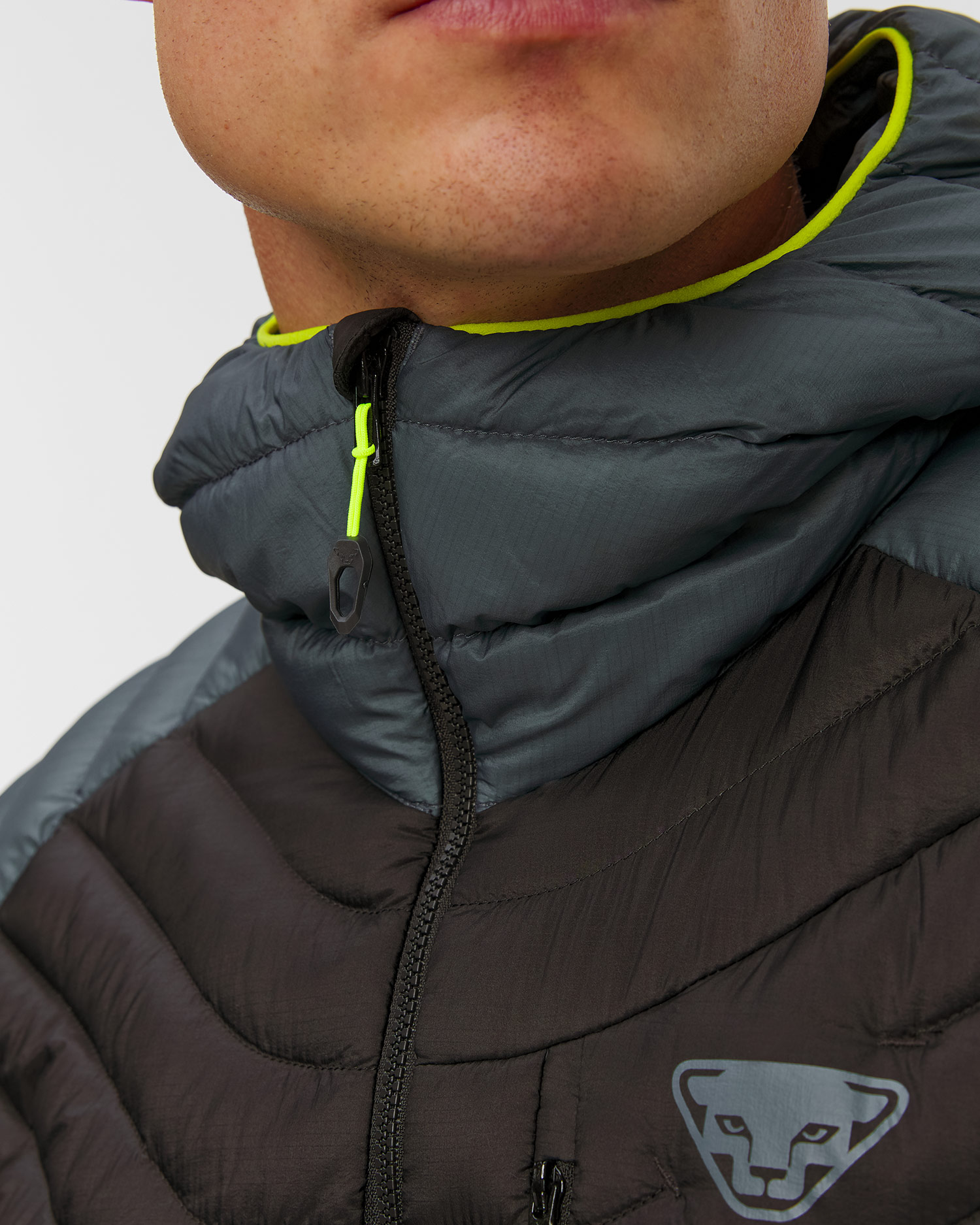 Men's down jacket Dynafit Radical Down RDS M Hood Jkt black-grey