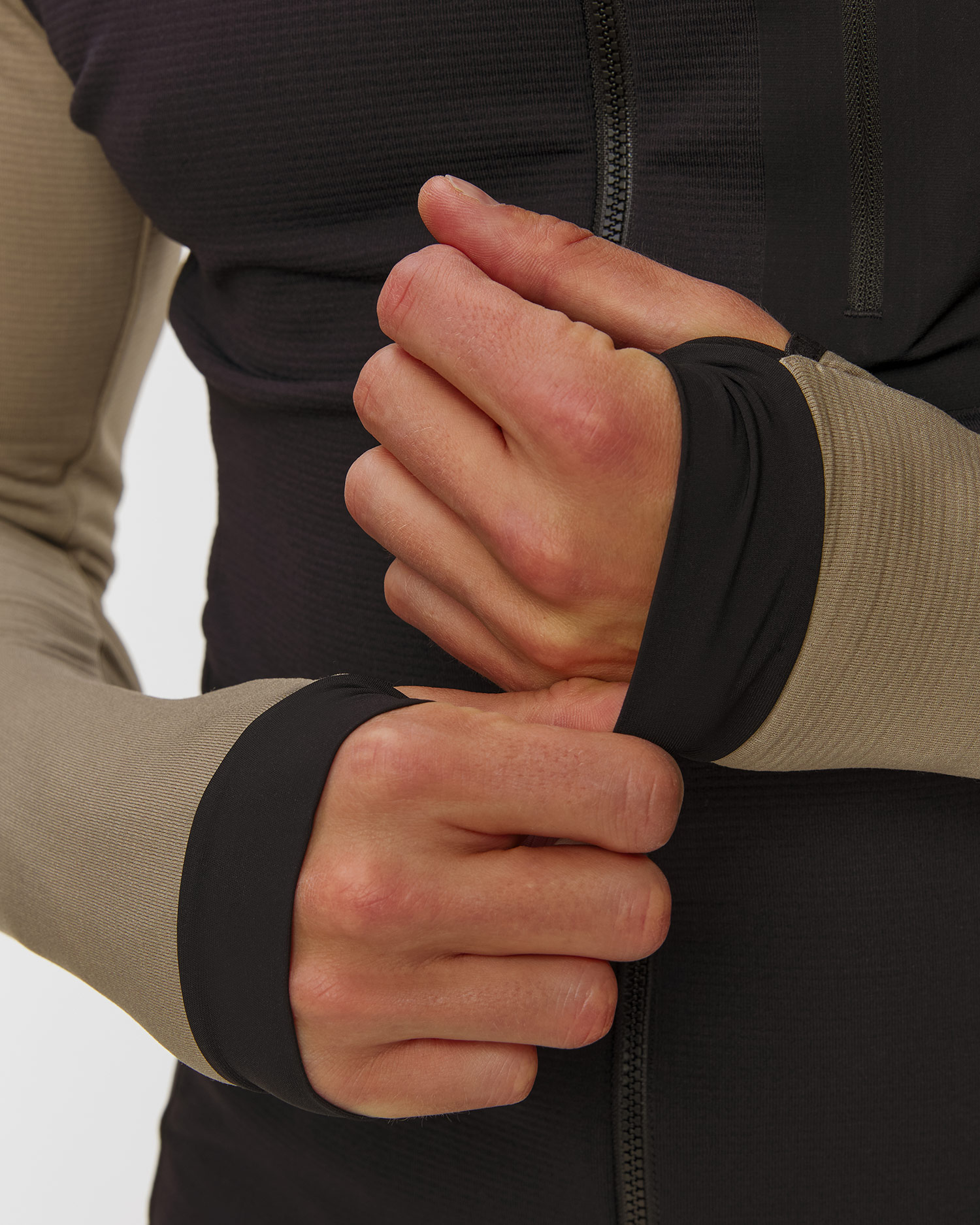 Pánská softshellová bunda Dynafit Radical Polartec M Jkt v černé a béžové barvě