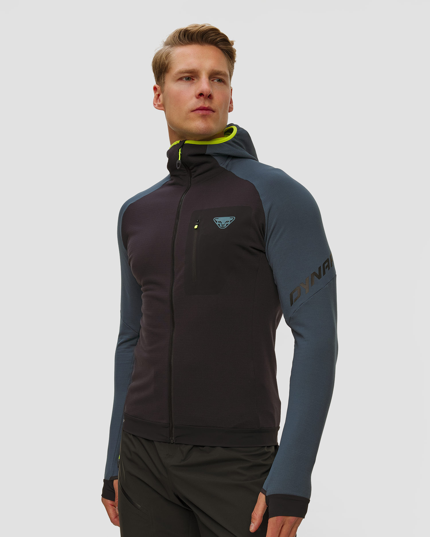 Men's softshell sweatshirt Dynafit Radical Polartec M Jkt black-grey