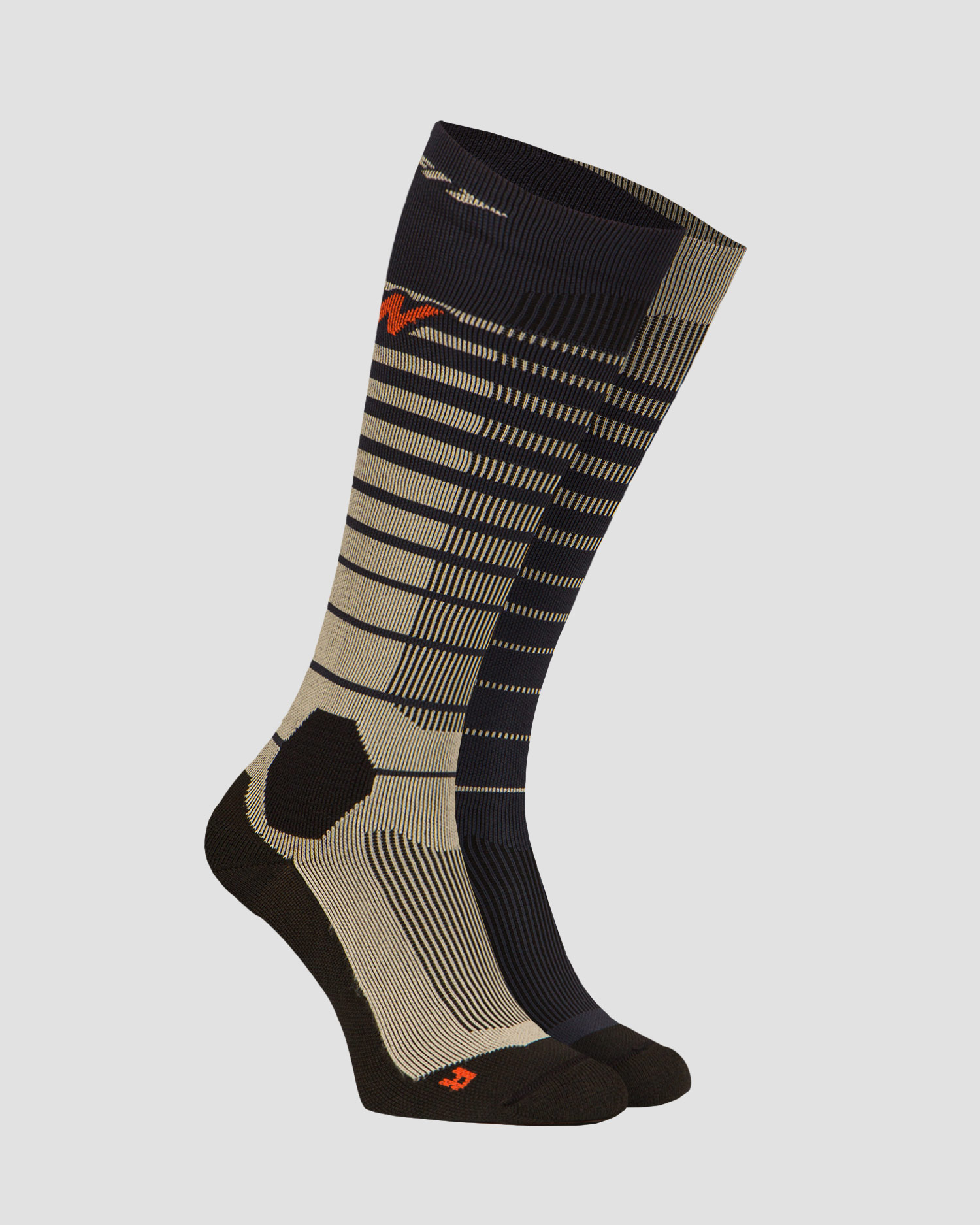 Chaussettes de ski Dynafit FT Graphic, Couleur: Beżowy,Czarny