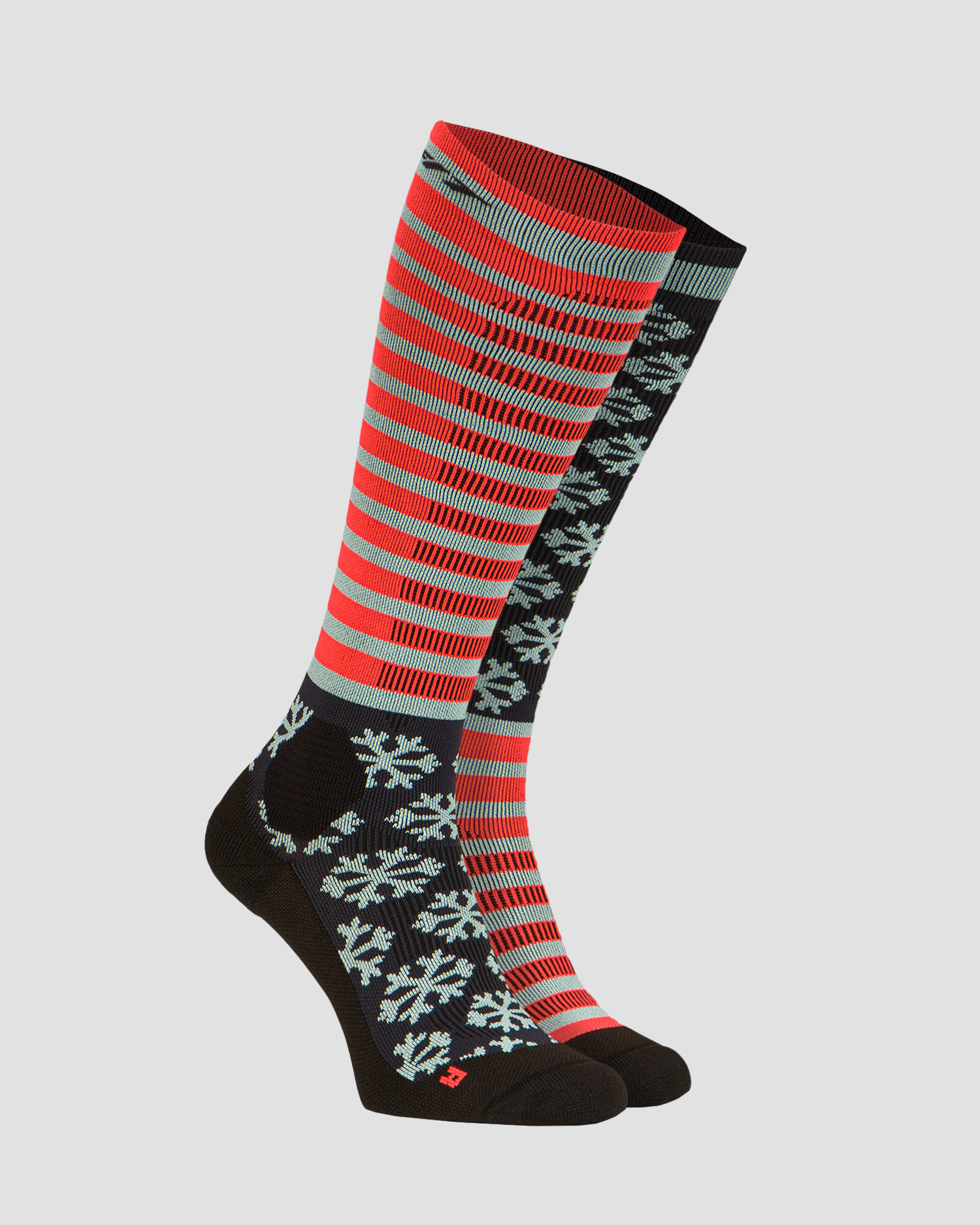 Chaussettes DYNAFIT FT GRAPHIC SK, Couleur: Czerwony,Czarny