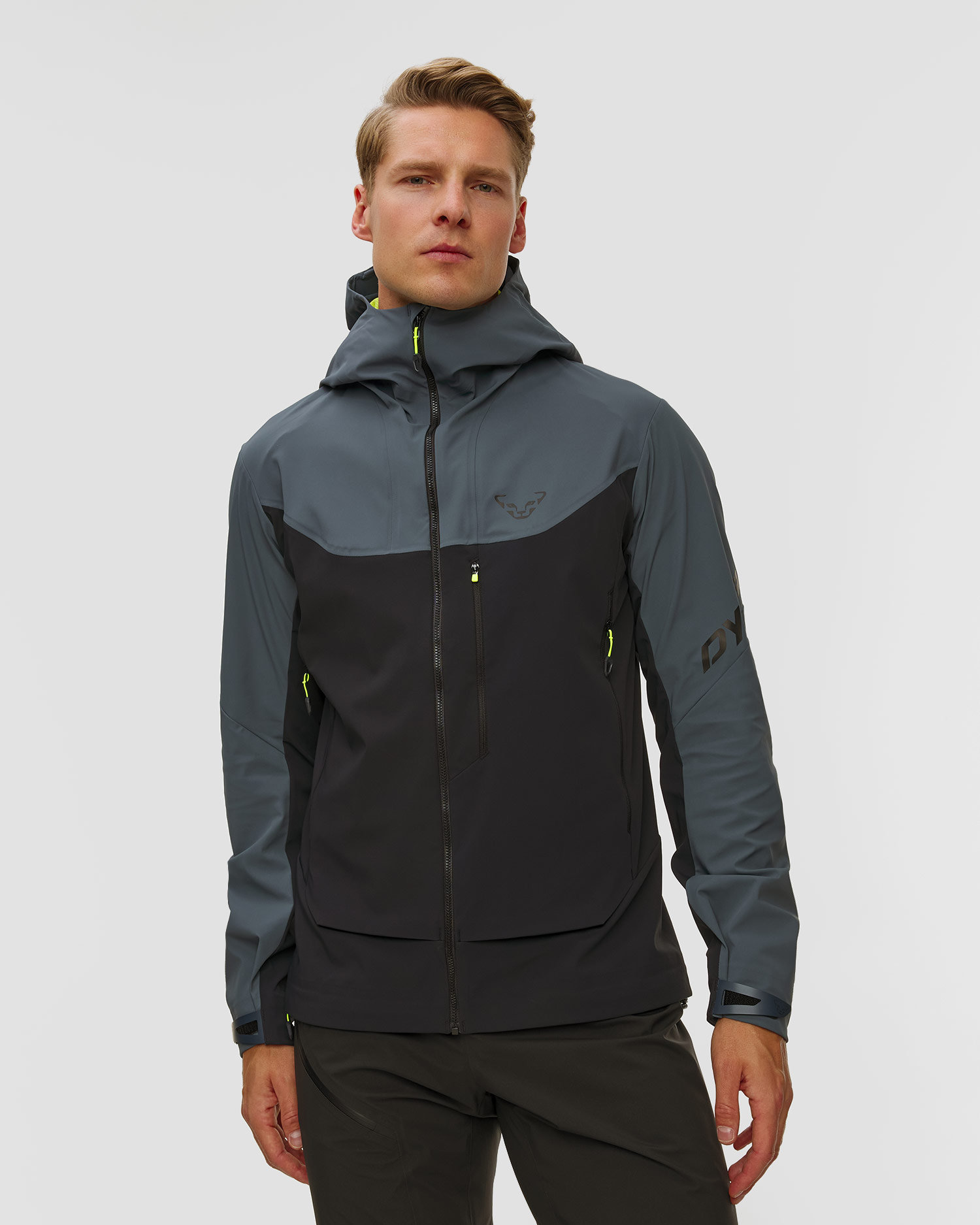 Jachetă softshell pentru bărbați Dynafit Radical Softshell Jkt M negru-gri