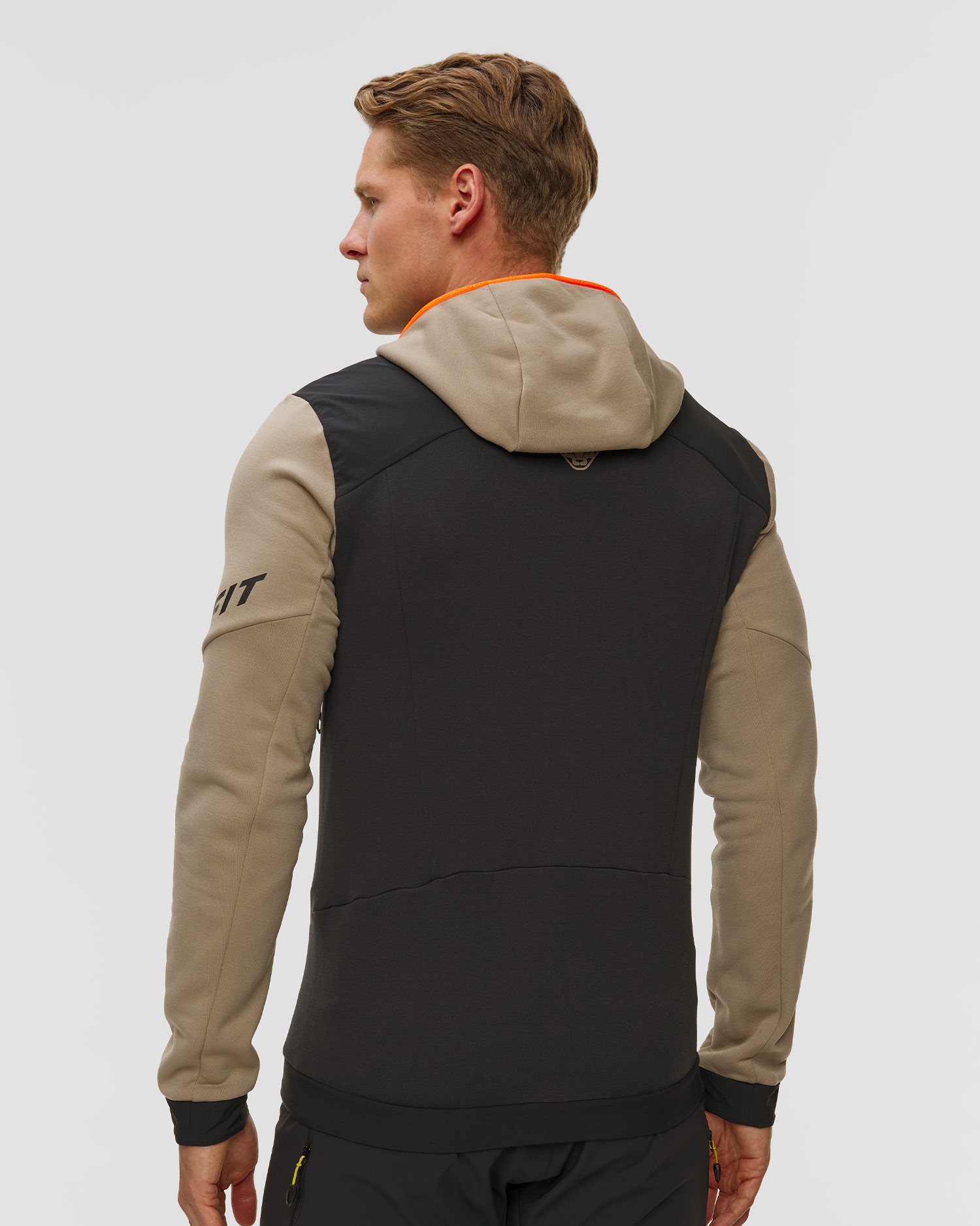 Felpa da scialpinismo da uomo Dynafit Tigard Polartec® nero-beige