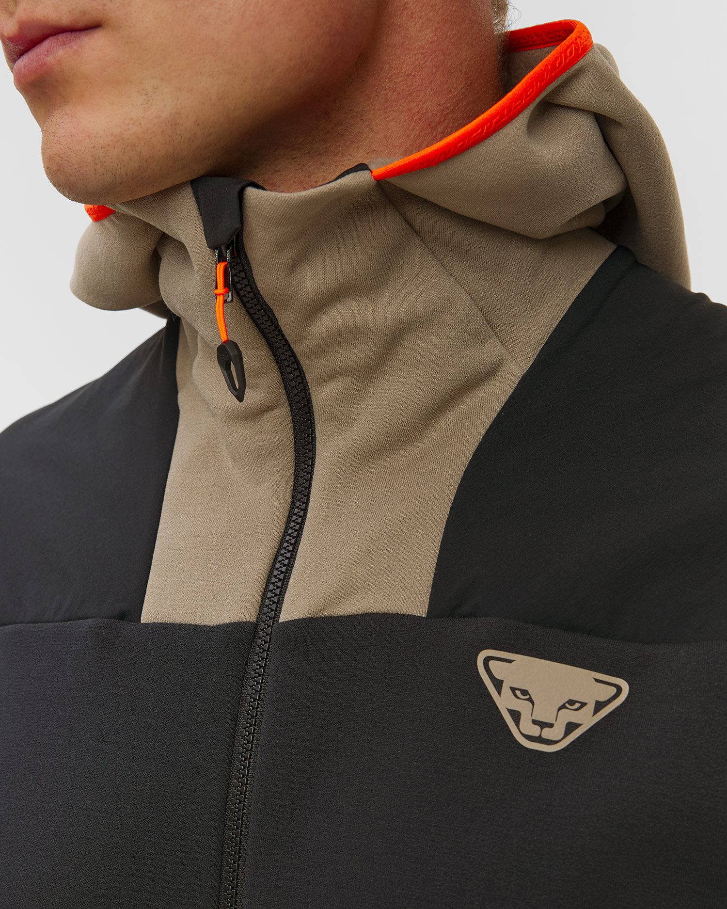 Bluza skiturowa męska Dynafit Tigard Polartec® czarno-beżowa