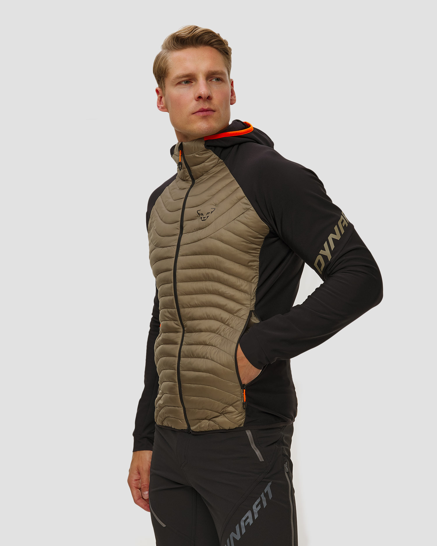 Jachetă hibridă pentru bărbați Dynafit Speed Insulation Hybrid Jkt M bej și negru