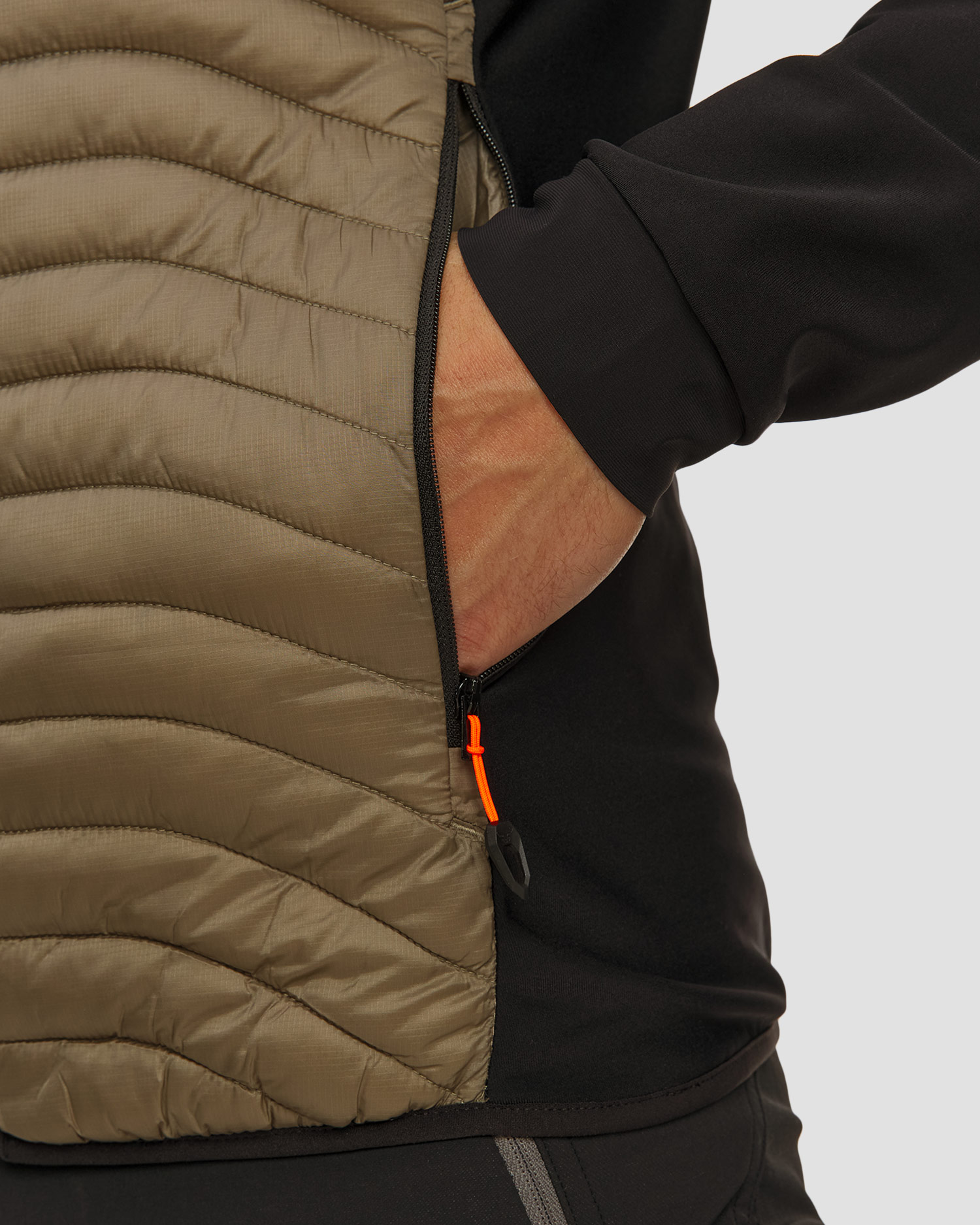 Jachetă hibridă pentru bărbați Dynafit Speed Insulation Hybrid Jkt M bej și negru