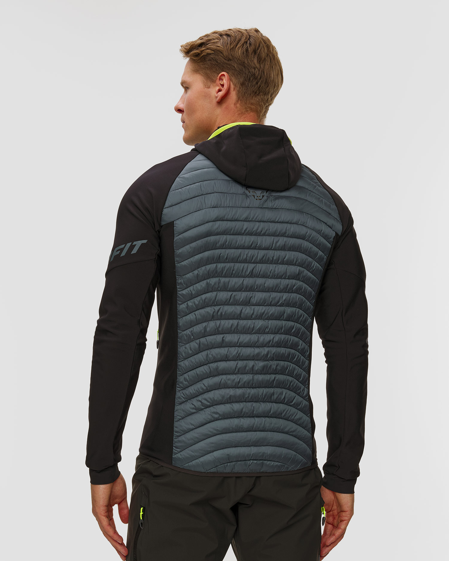 Jachetă hibridă pentru bărbați Dynafit Speed Insulation Hybrid Jkt M gri-negru