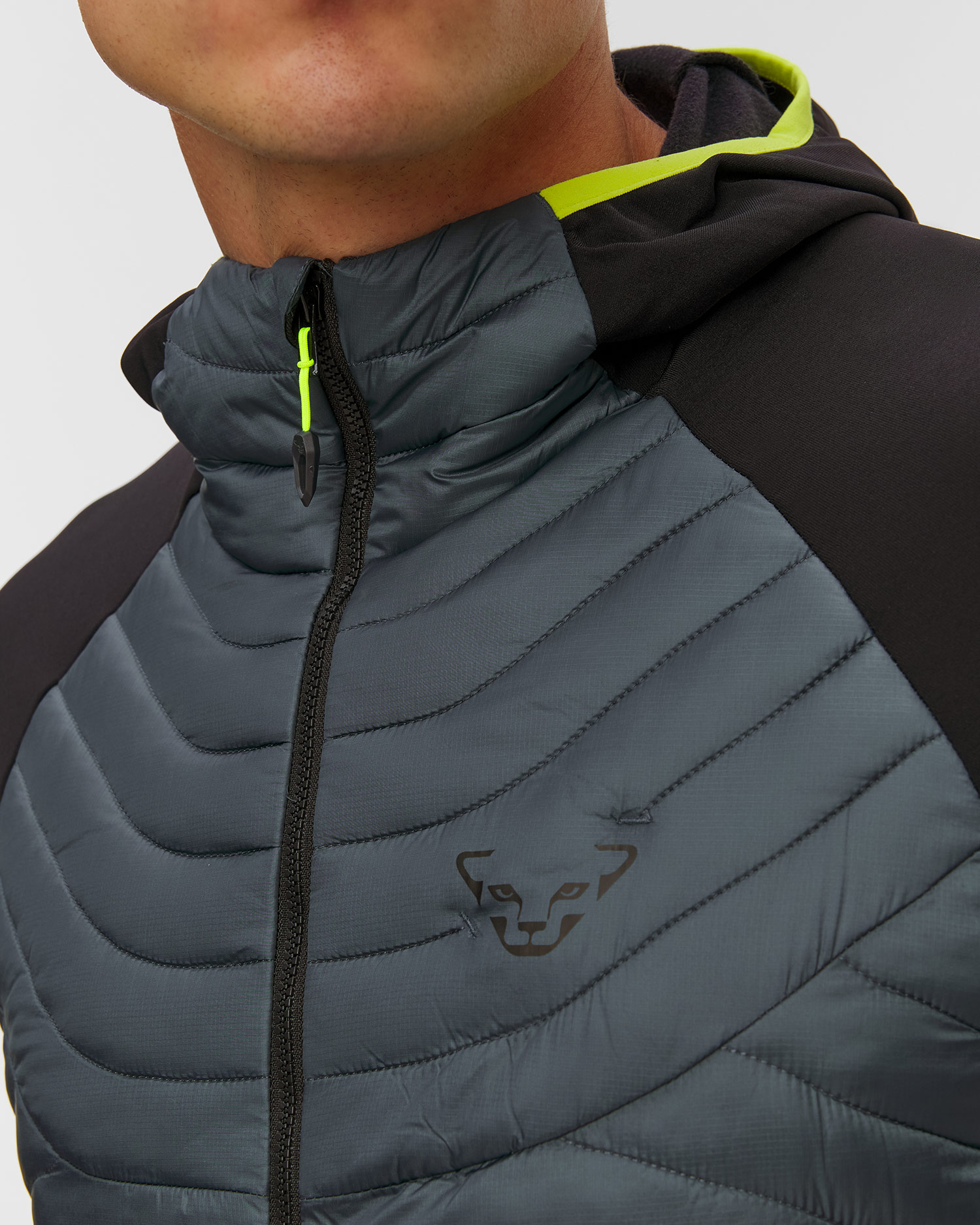 Jachetă hibridă pentru bărbați Dynafit Speed Insulation Hybrid Jkt M gri-negru