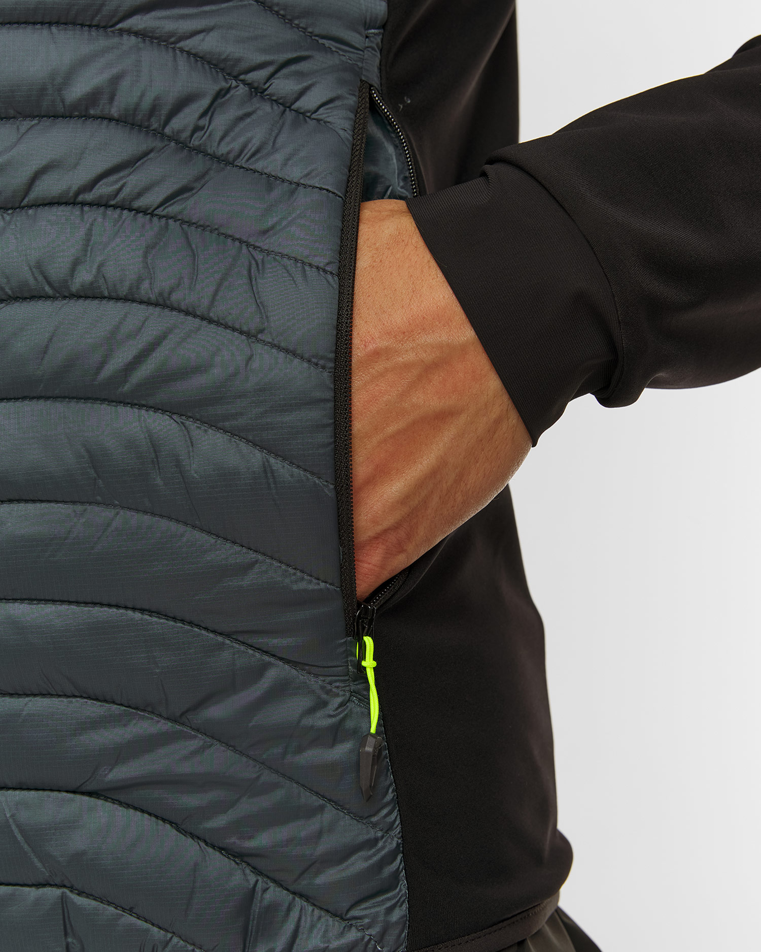 Jachetă hibridă pentru bărbați Dynafit Speed Insulation Hybrid Jkt M gri-negru