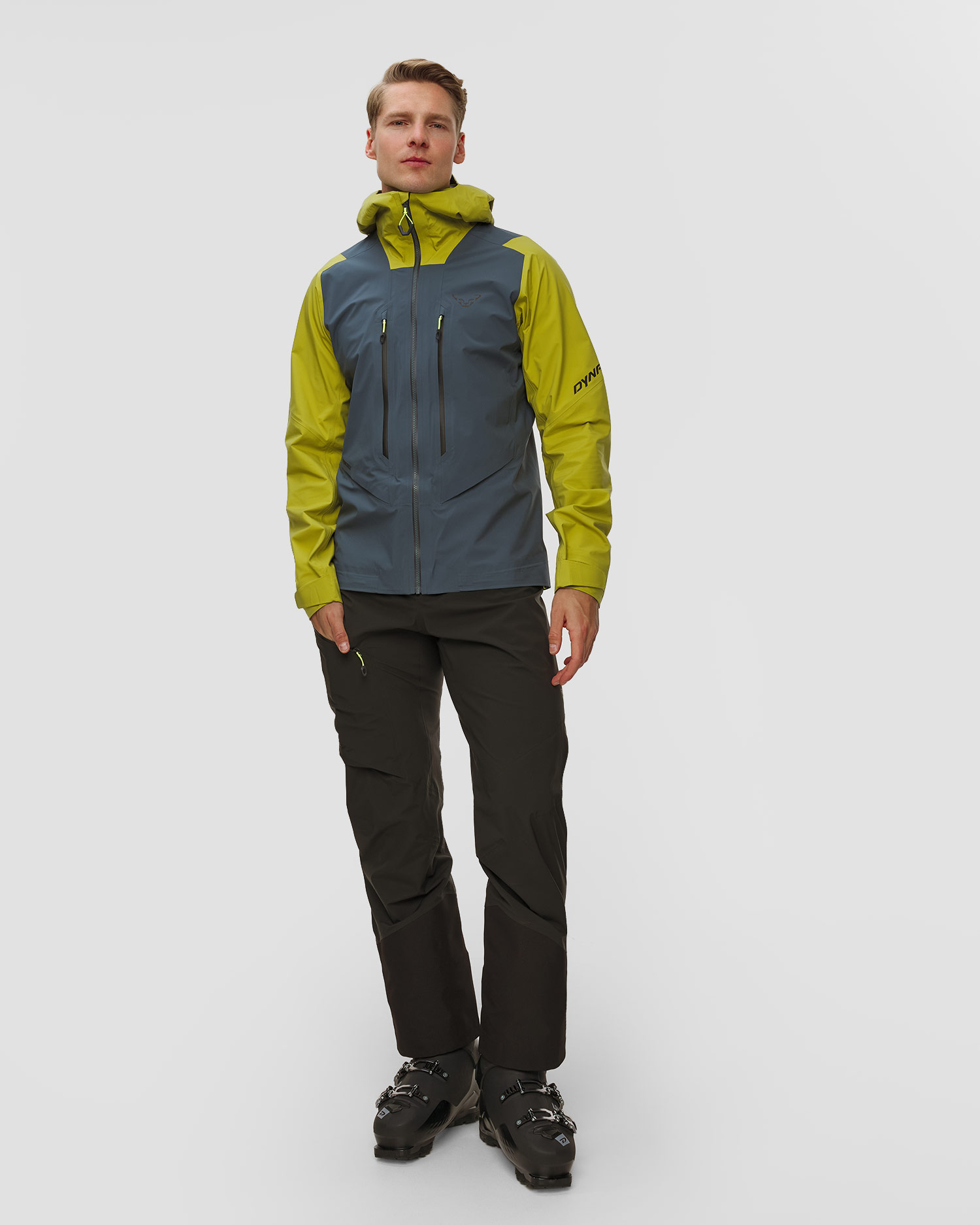Jachetă de schi de tură pentru bărbați Dynafit Blacklight 3L Jkt M gri-verde