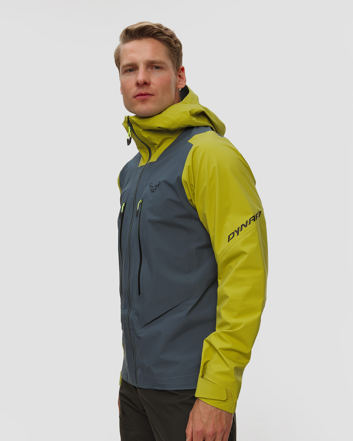 Jachetă de schi de tură pentru bărbați Dynafit Blacklight 3L Jkt M gri-verde