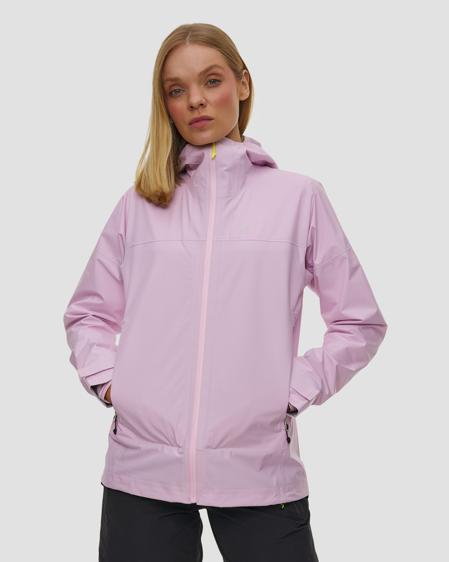 Kurtka hardshellowa damska Haglofs L.I.M Airak 2,5L Jacket różowa