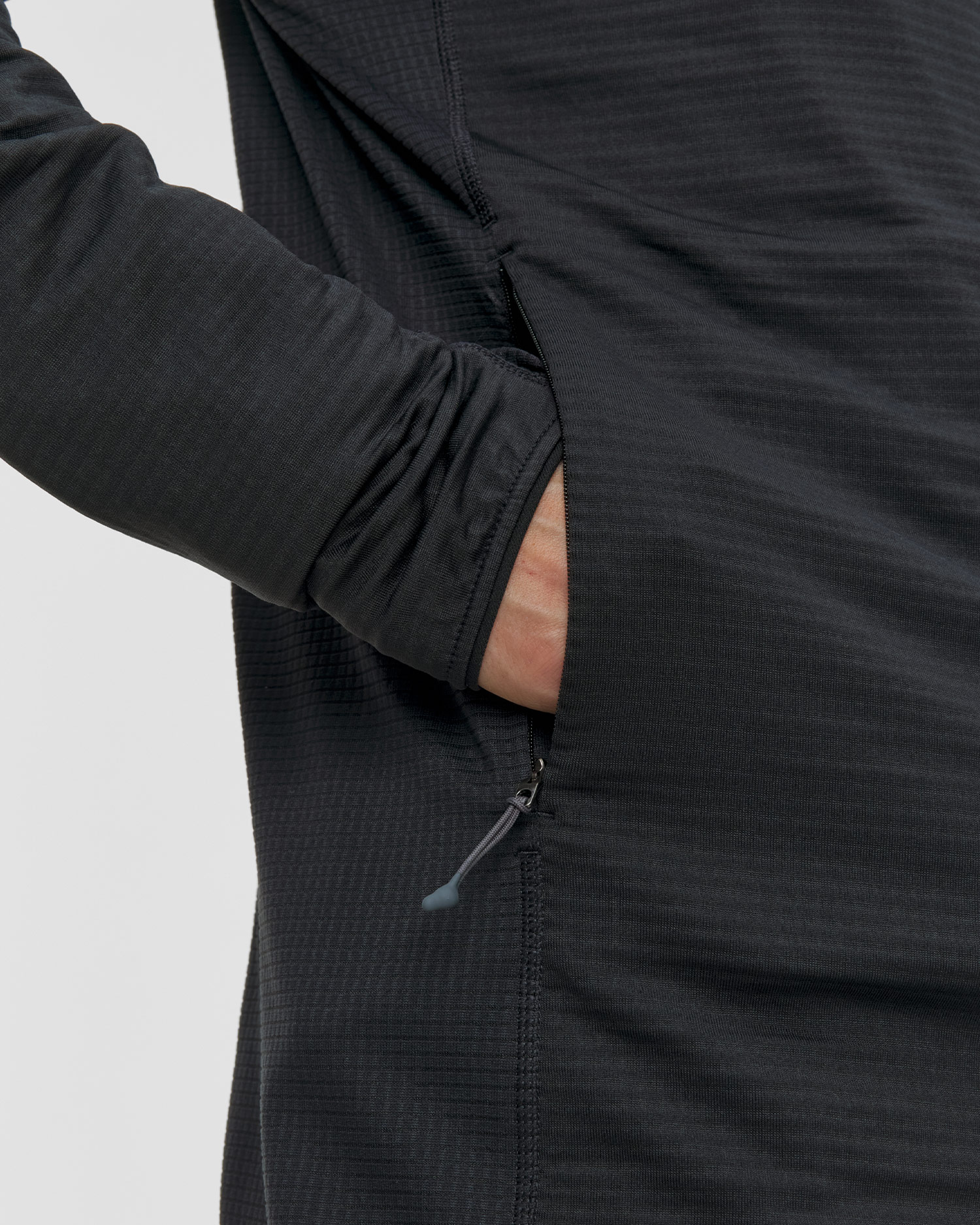 Pánska mikina Haglofs L.I.M Mid Multi II Hood čierna