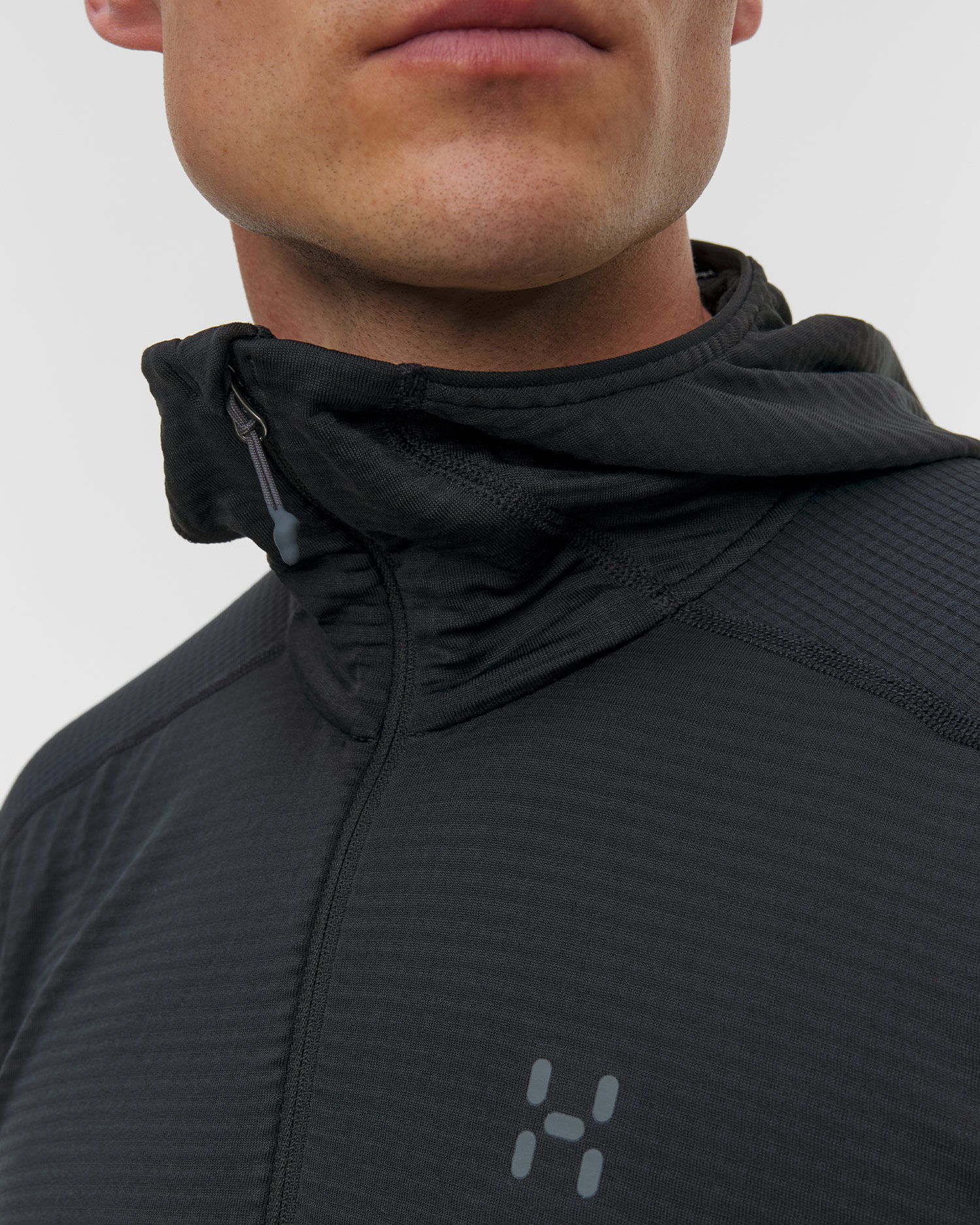 Pánska mikina Haglofs L.I.M Mid Multi II Hood čierna