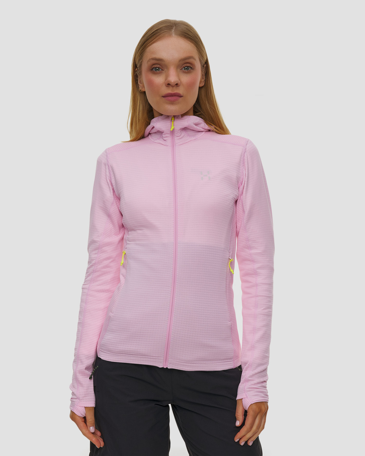 Haglofs L.I.M Mid Multi II Hood Damen-Sweatshirt in Pink