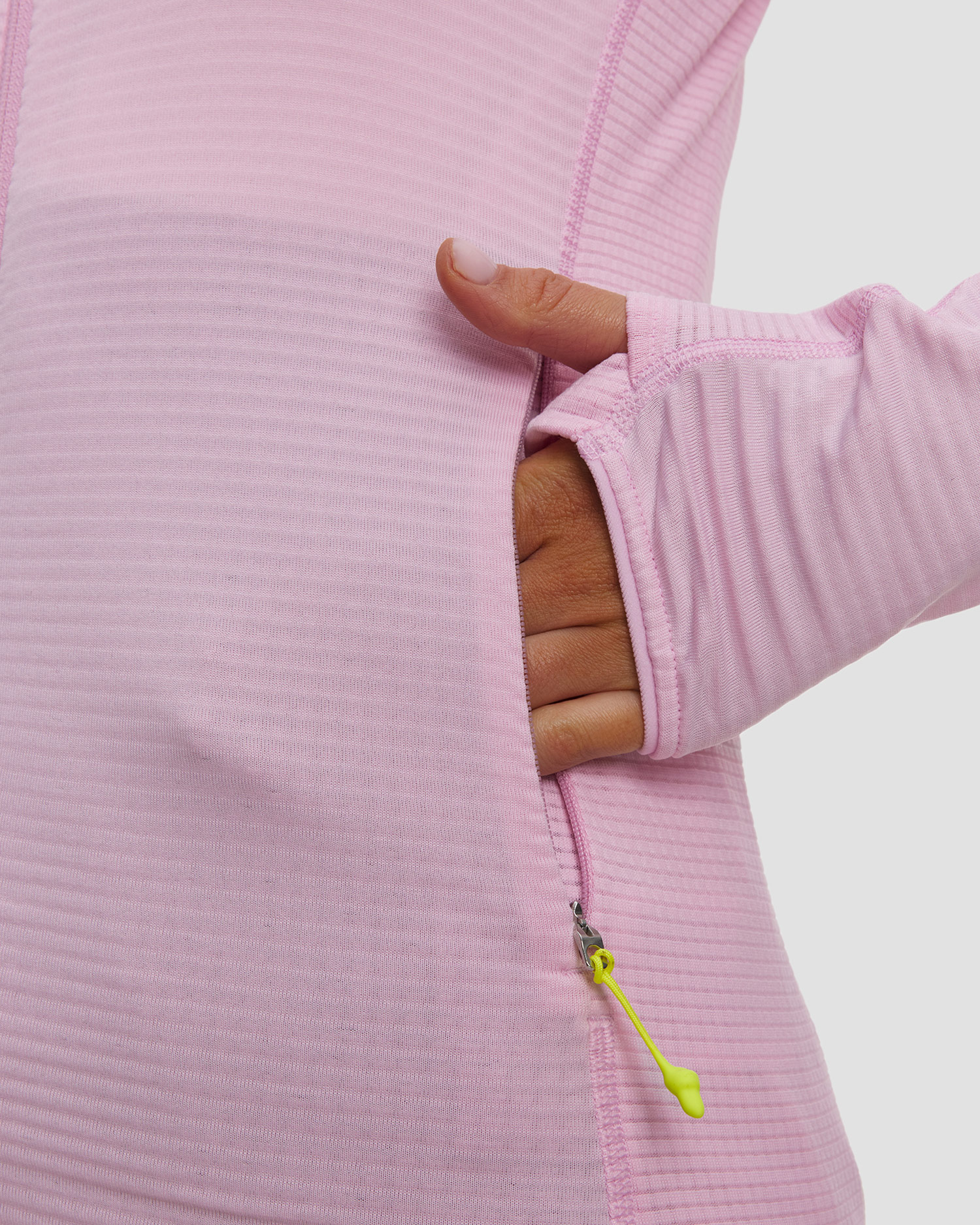 Haglofs L.I.M Mid Multi II Hood Damen-Sweatshirt in Pink