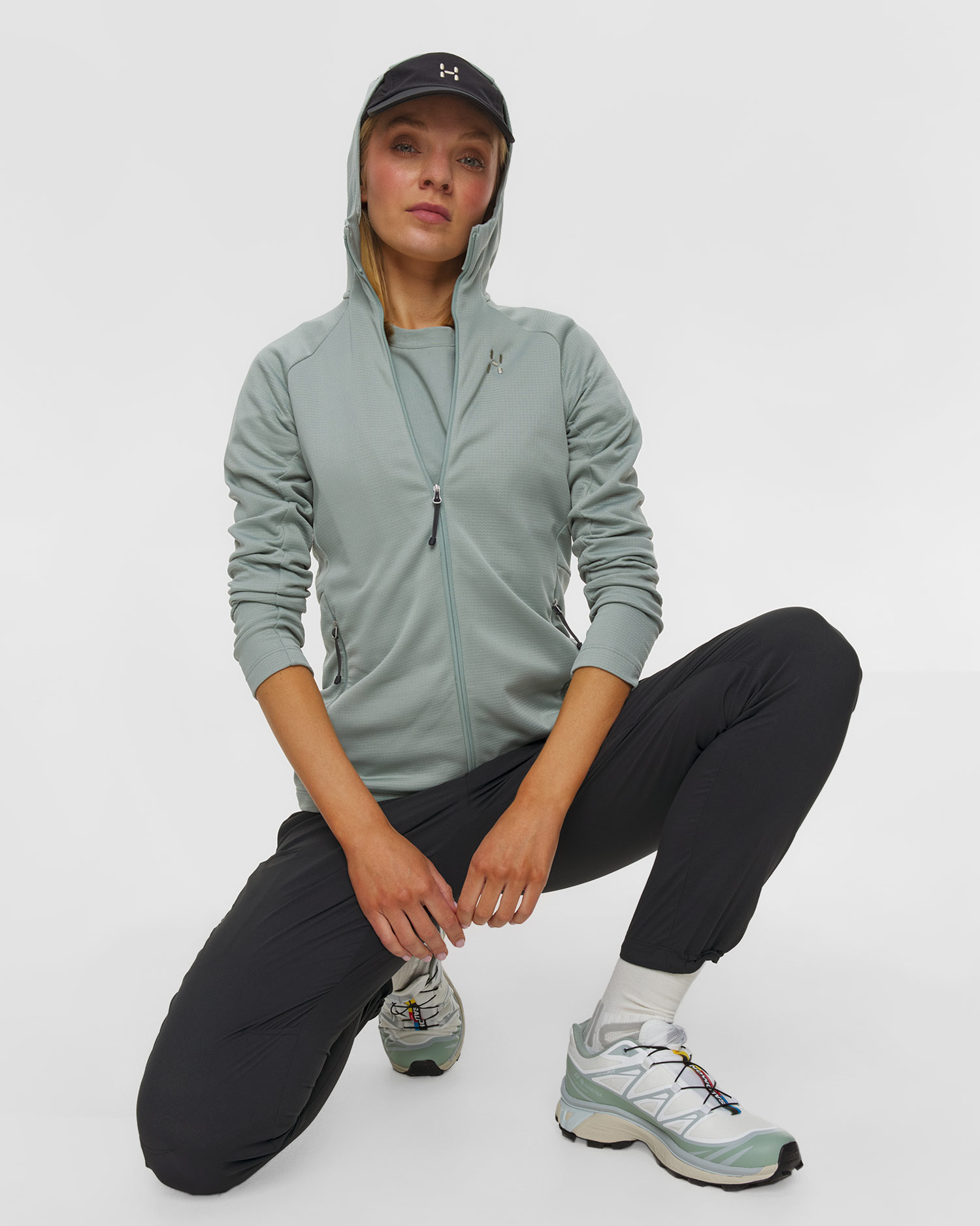 Felpa da donna Haglofs Korp Mid Hood